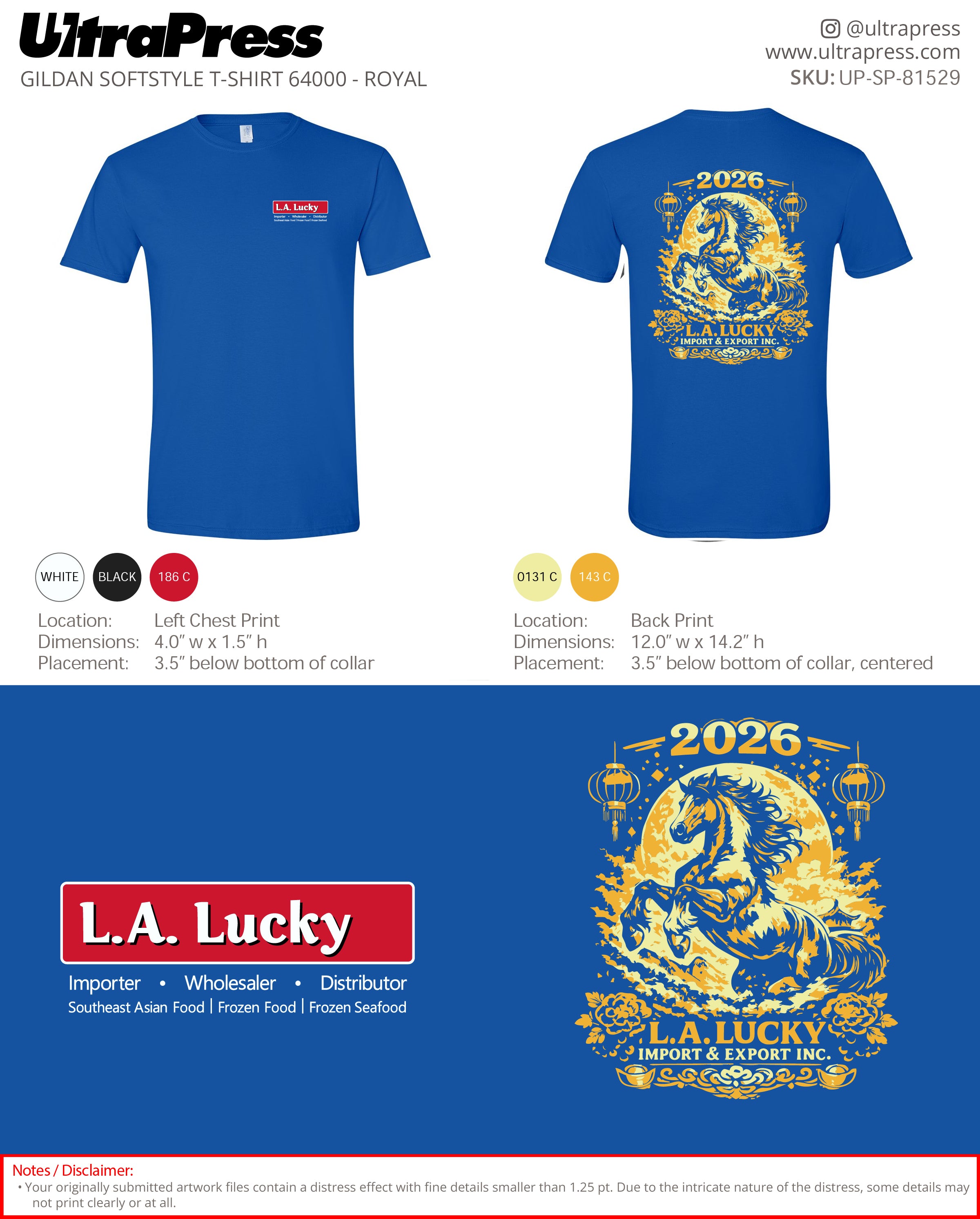 UP-SP-81529 2026 L.A. Lucky Import & Export Inc. - Jerry Nguyen 100 Pieces Package Deal (Bulk)