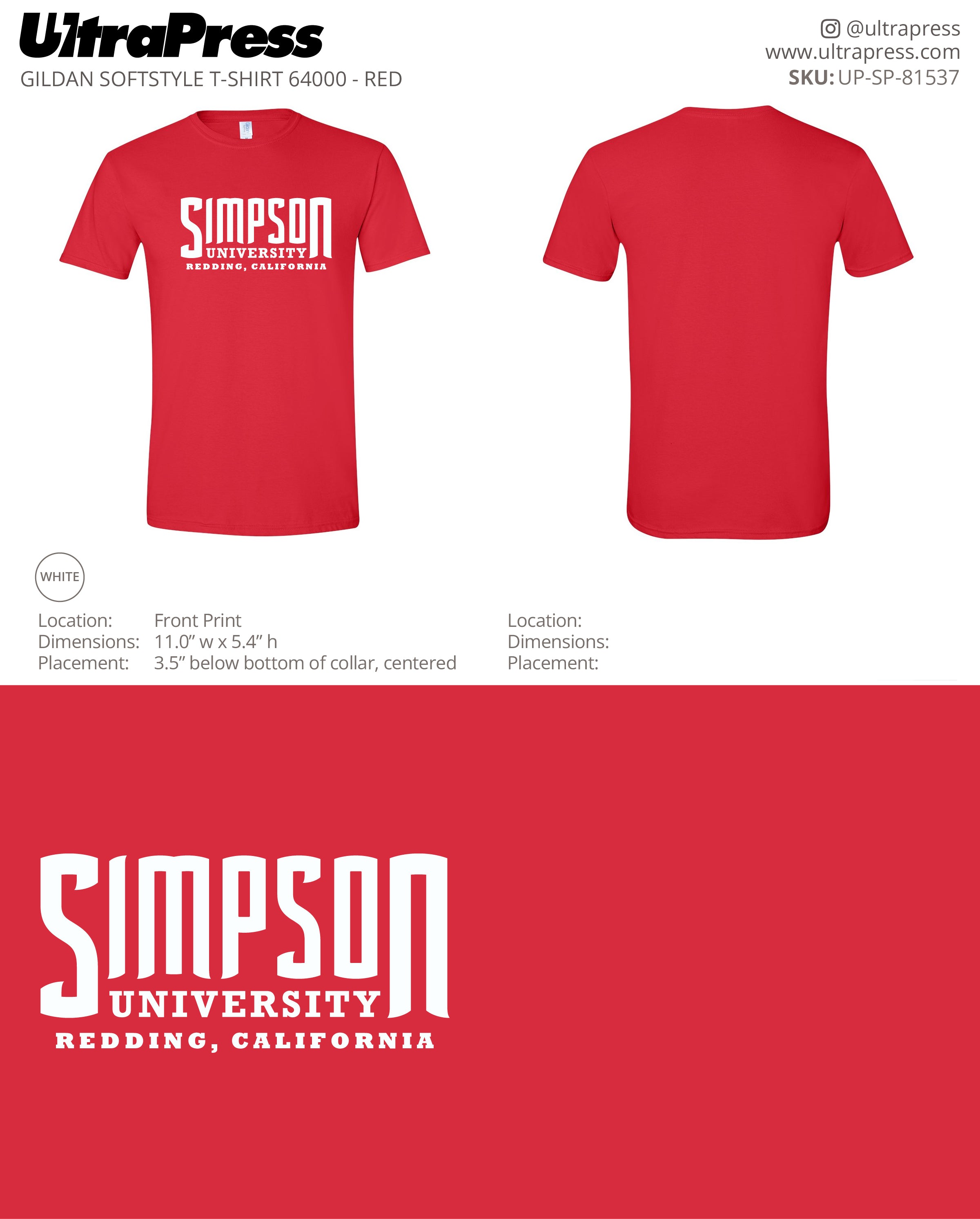 UP-SP-81537 Simpson University - Jerry Grimshaw 100 Pieces Package Deal (Bulk)