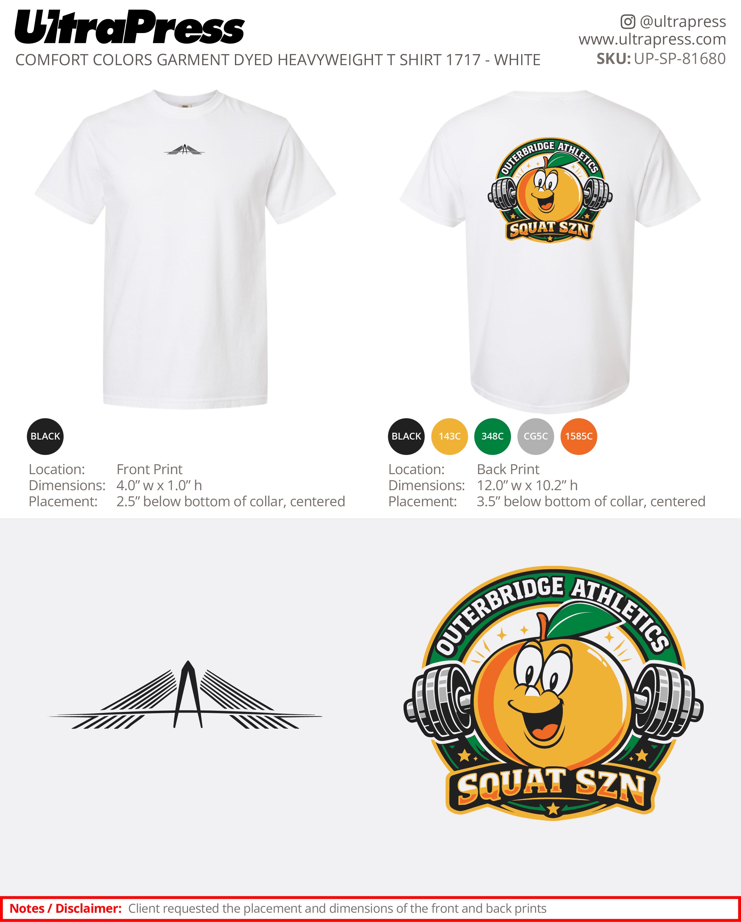 UP-SP-81680 Outerbridge Athletics - John Carstensen 50 Min Qty (Bulk)