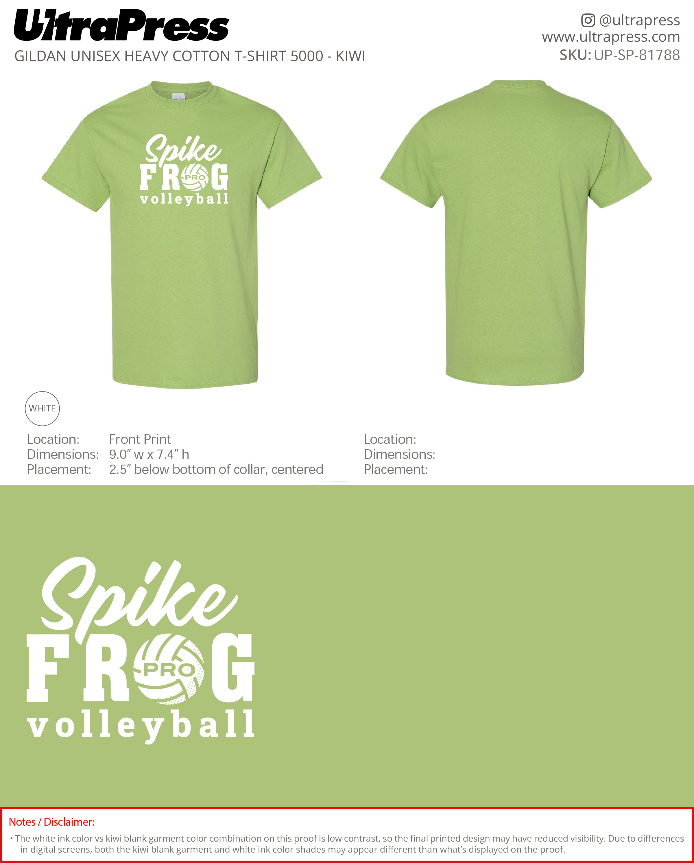 UP-SP-81788 Spike Frog Spike Pro - Melissa Hinnant 50 Min Qty (Bulk)