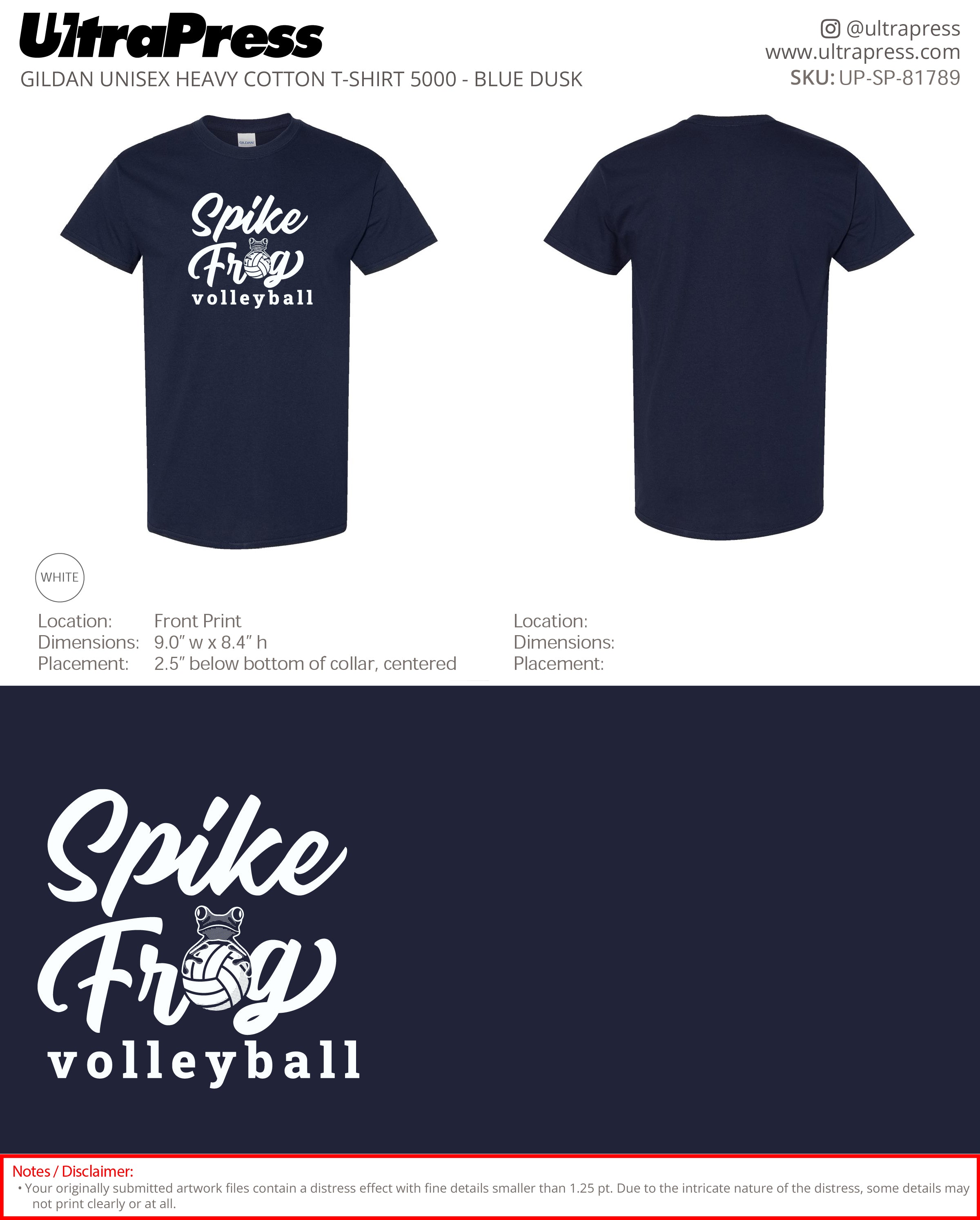 UP-SP-81789 Spike Frog Junior - Melissa Hinnant 100 Min Qty (Bulk)