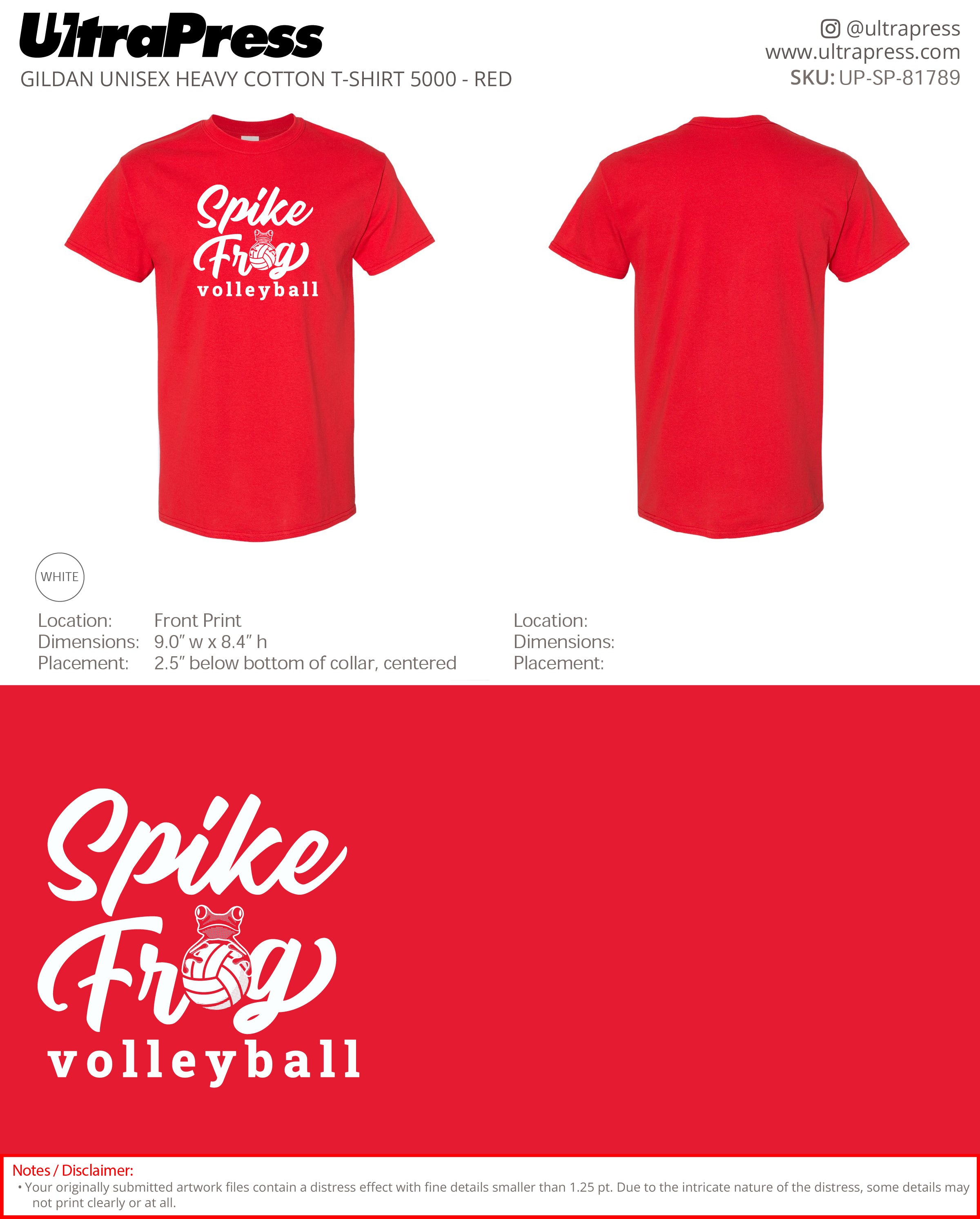 UP-SP-81789 Spike Frog Junior - Melissa Hinnant 100 Min Qty (Bulk)