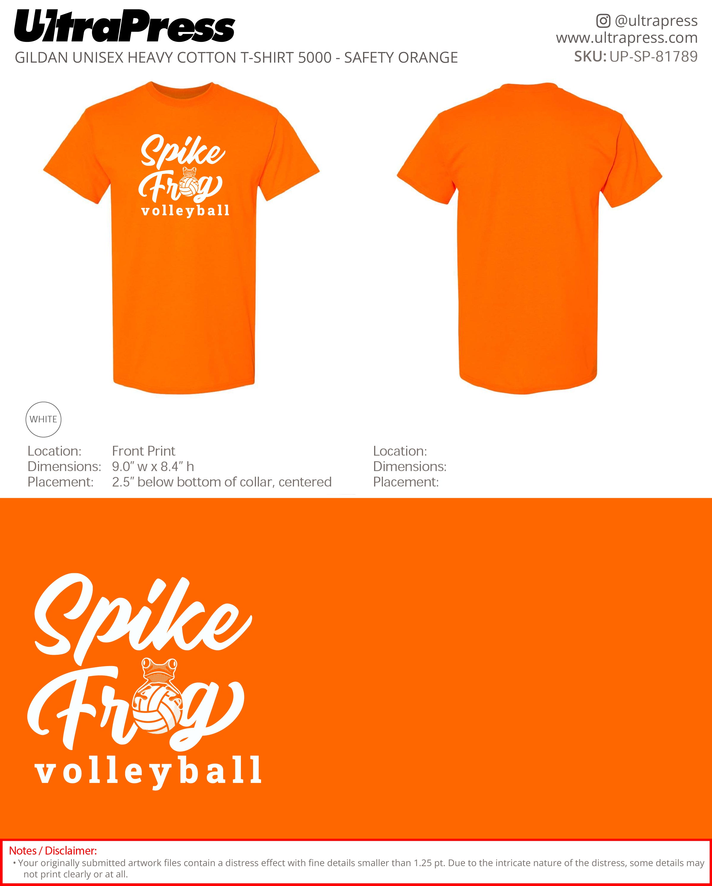 UP-SP-81789 Spike Frog Junior - Melissa Hinnant 100 Min Qty (Bulk)