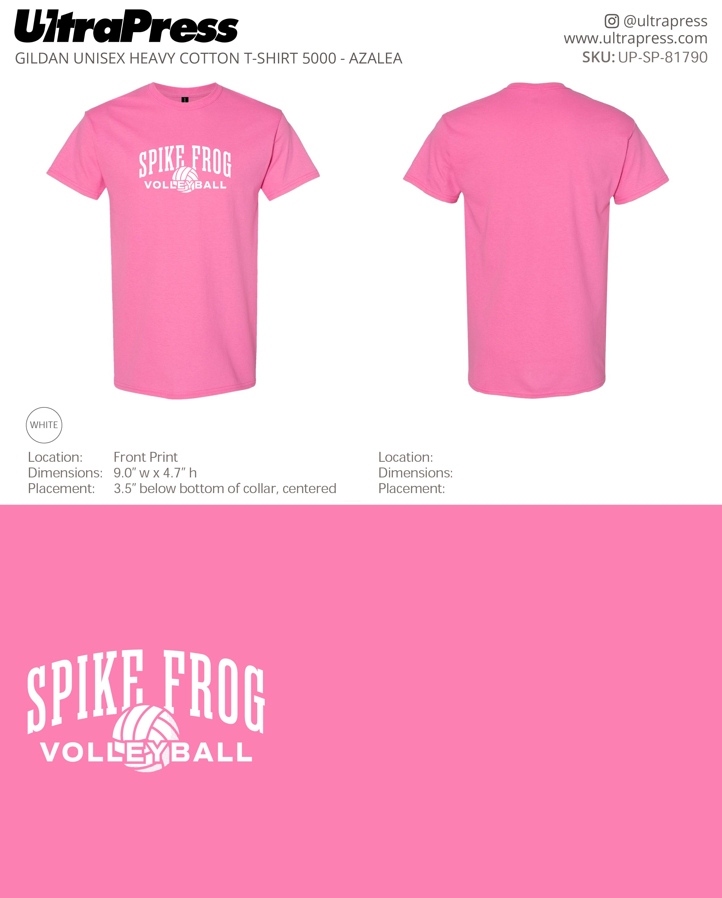 UP-SP-81790 Spike Frog Boss - Melissa Hinnant 24 Min Qty (Bulk)