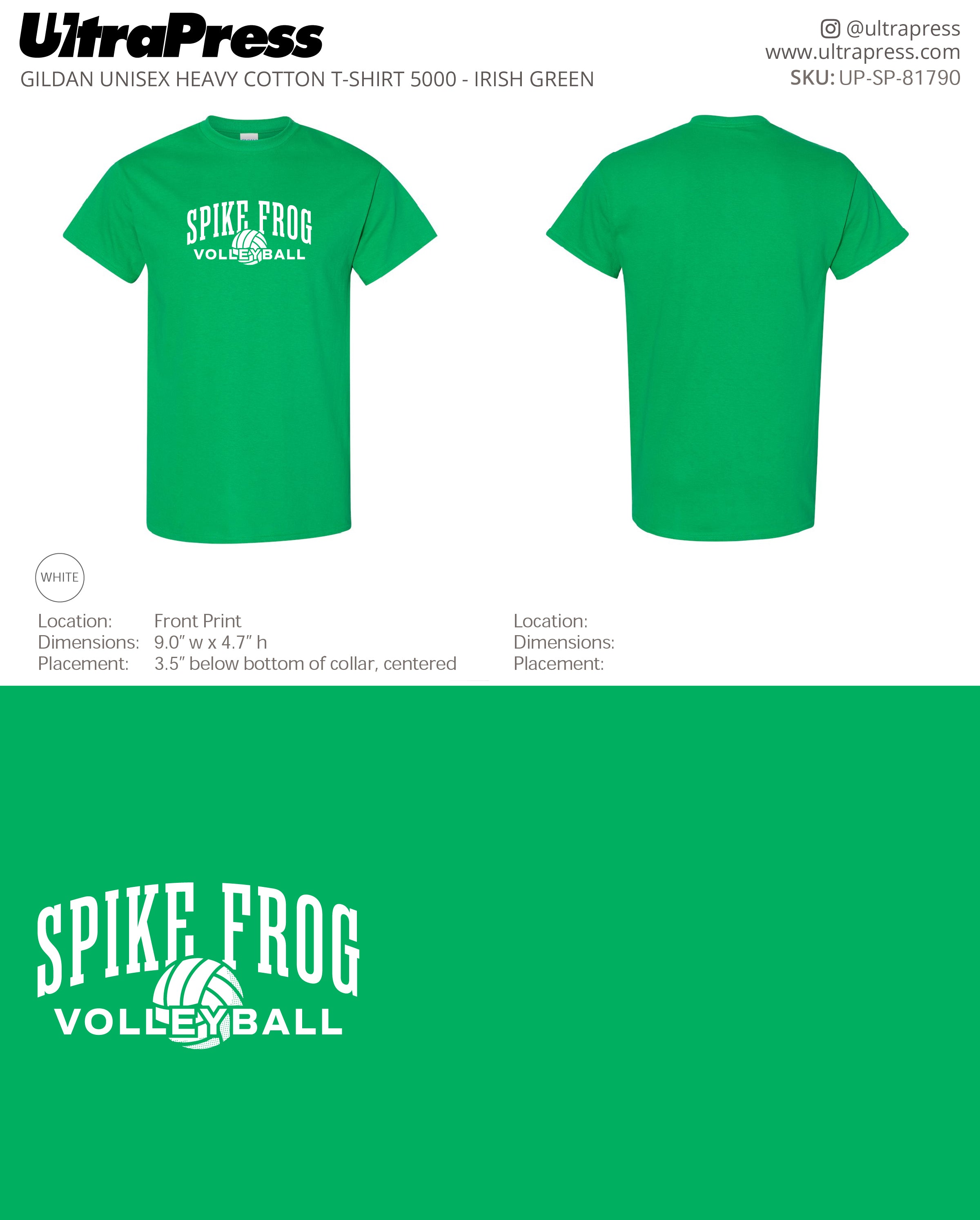 UP-SP-81790 Spike Frog Boss - Melissa Hinnant 24 Min Qty (Bulk)