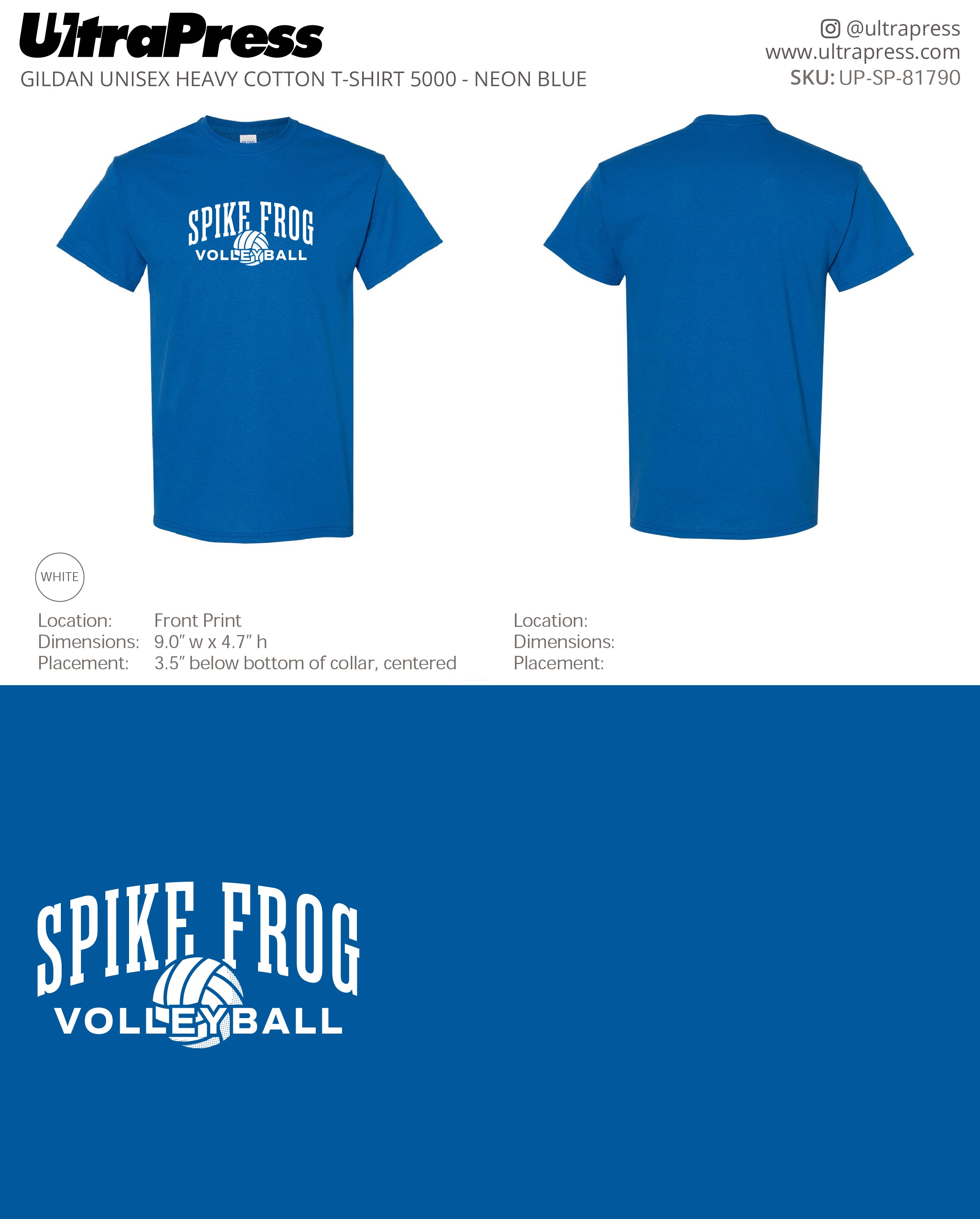 UP-SP-81790 Spike Frog Boss - Melissa Hinnant 24 Min Qty (Bulk)