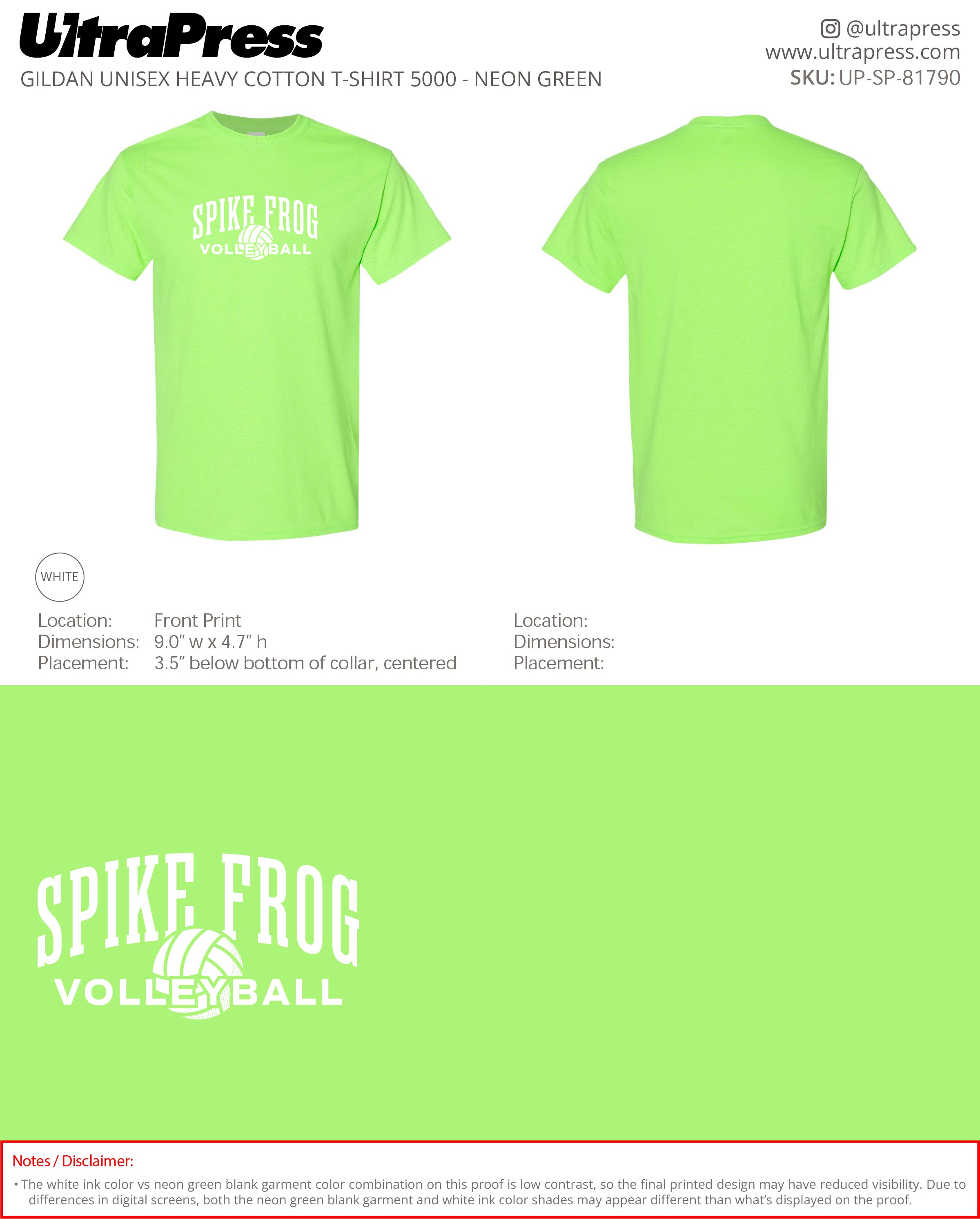 UP-SP-81790 Spike Frog Boss - Melissa Hinnant 24 Min Qty (Bulk)