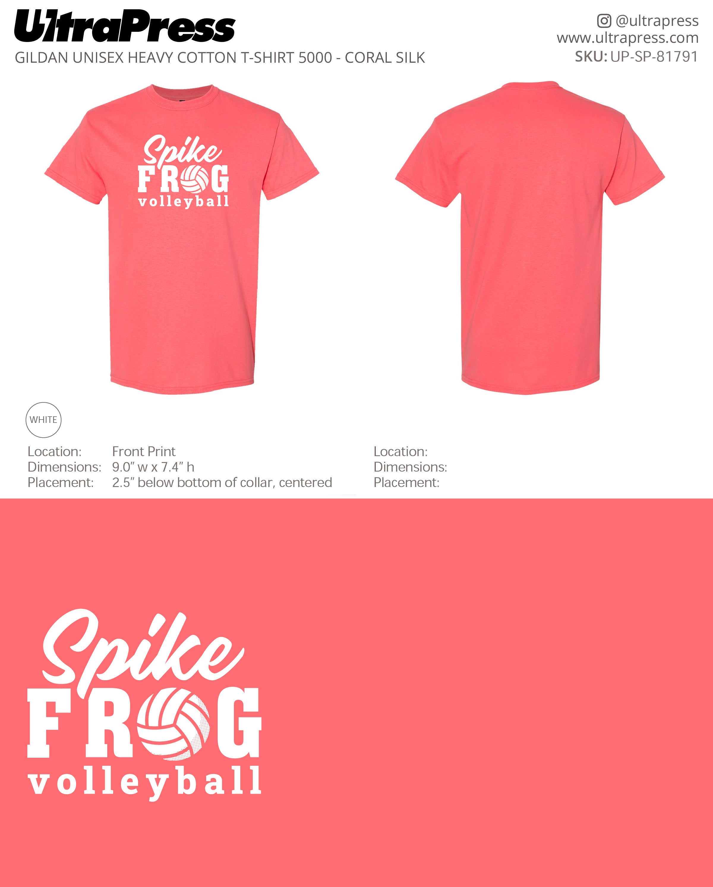 UP-SP-81791 Spike Frog Spike - Melissa Hinnant 100 Min Qty (Bulk)
