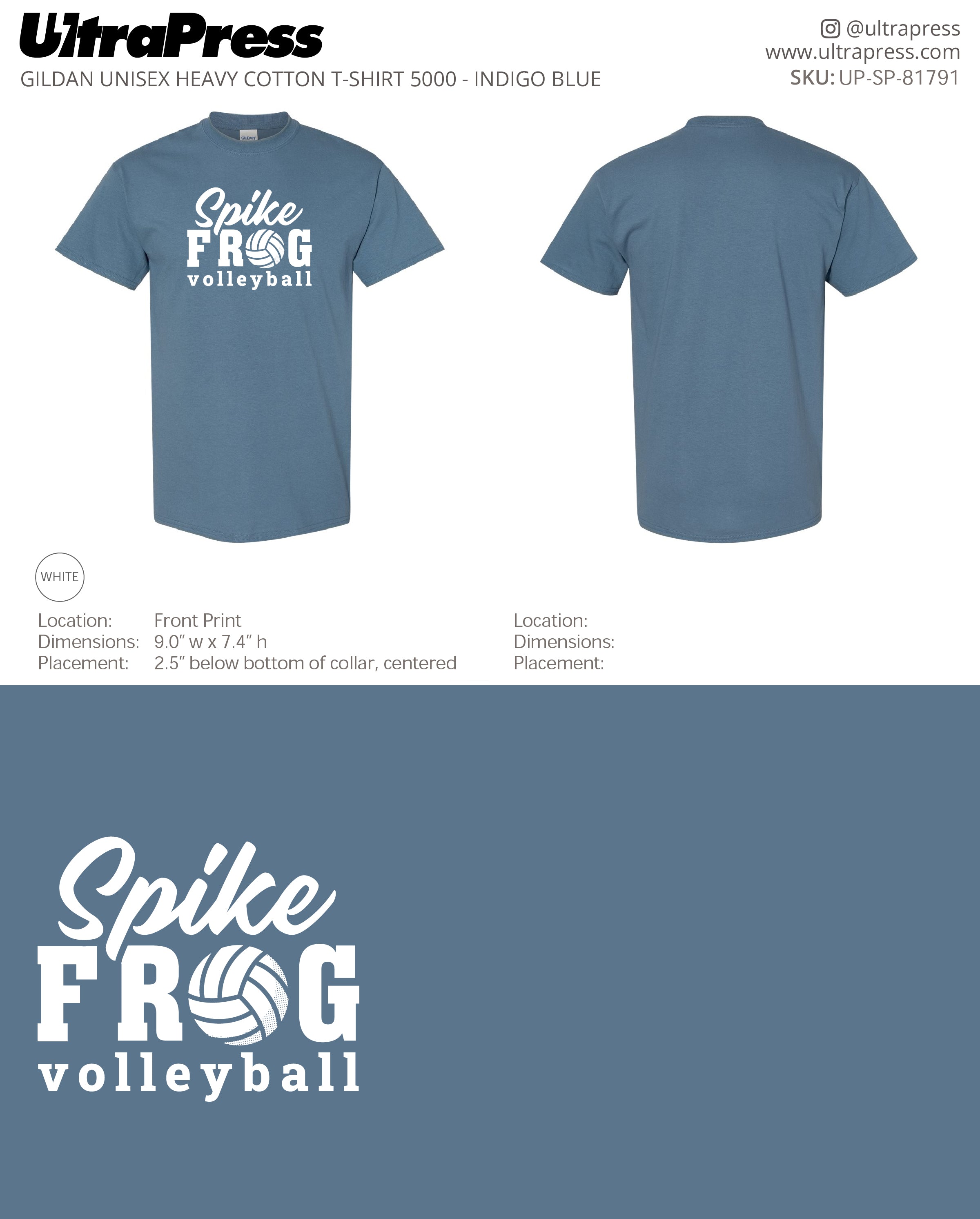 UP-SP-81791 Spike Frog Spike - Melissa Hinnant 100 Min Qty (Bulk)