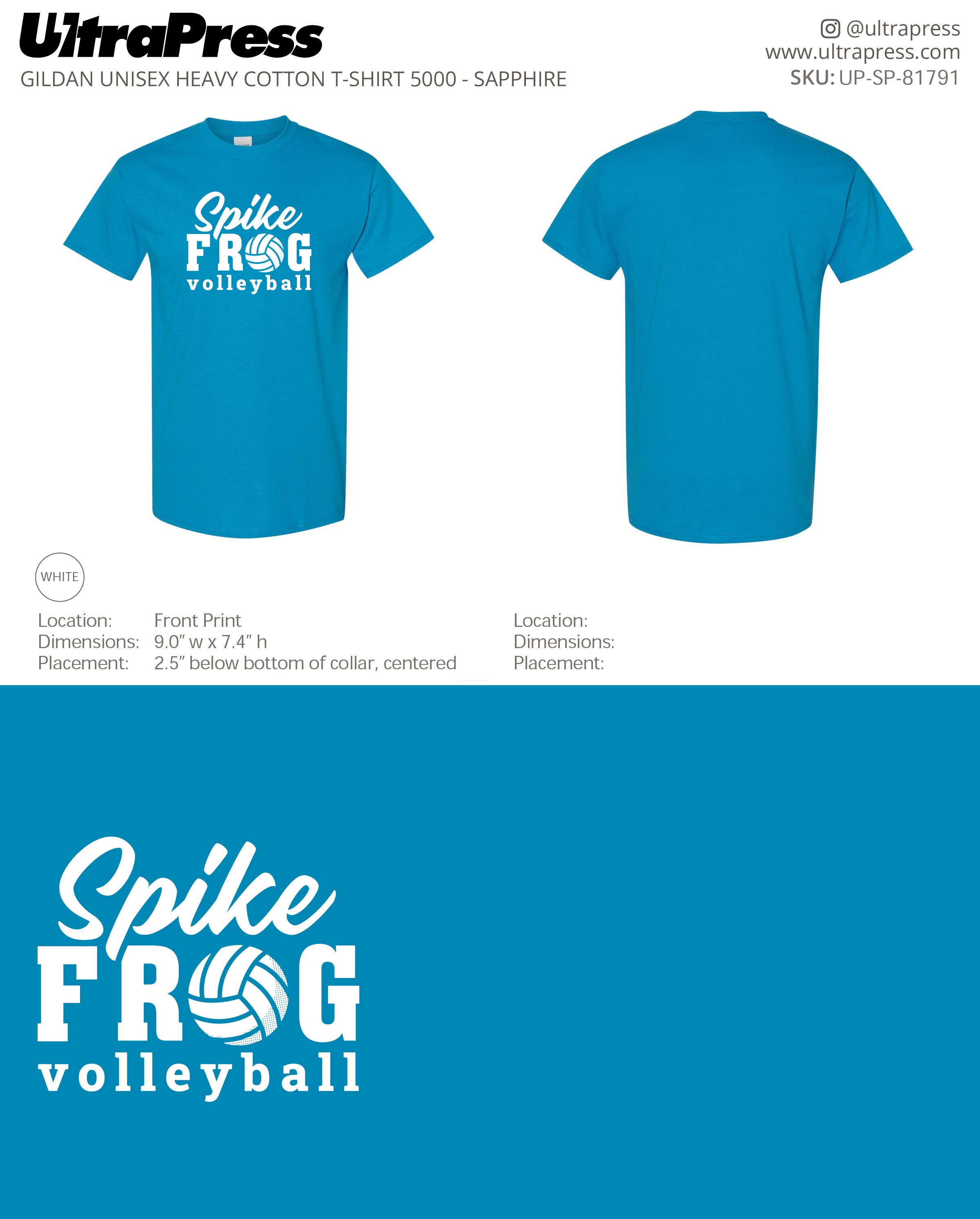UP-SP-81791 Spike Frog Spike - Melissa Hinnant 100 Min Qty (Bulk)