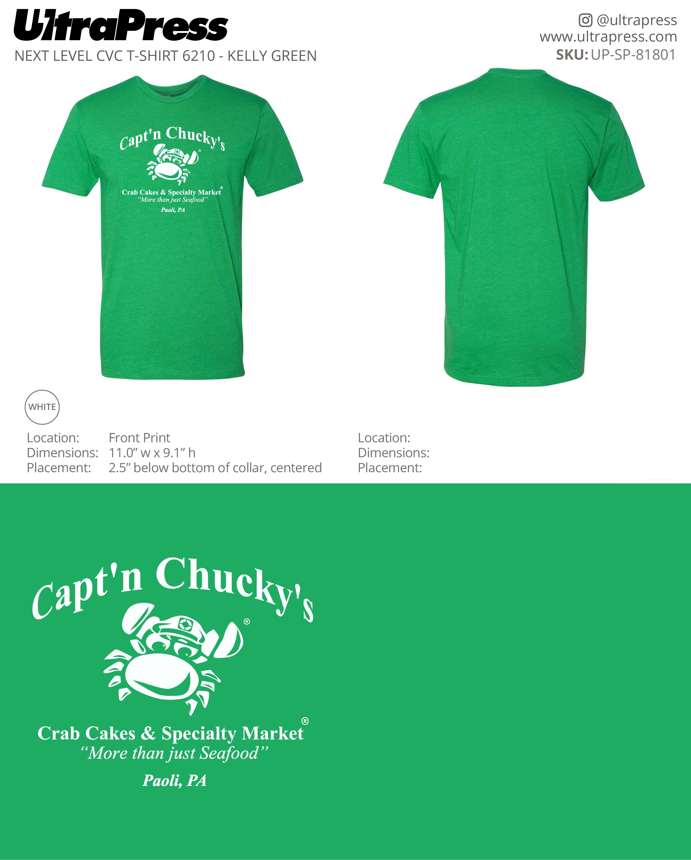 UP-SP-81801 Capt'n Chucky's - Matt Coddaire - 100 Min Qty - Package Deal (Bulk)