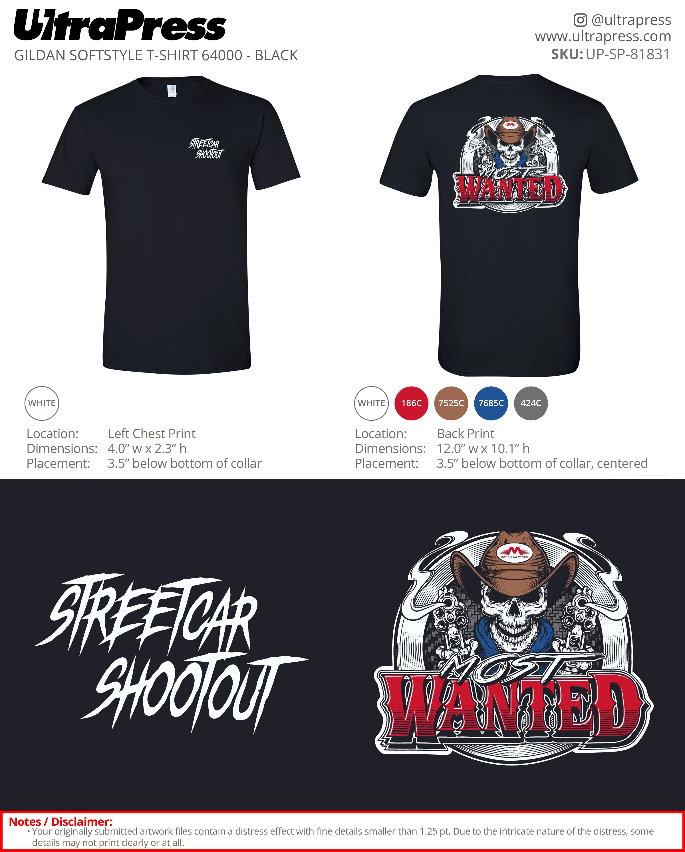 UP-SP-81831 Streetcar Shootout - Ryan Watts 100 Min Qty (Bulk)