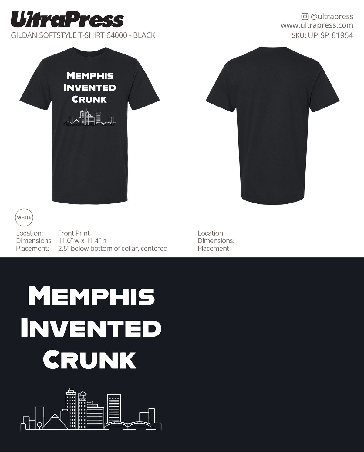UP-SP-81954 Memphis Invented Crunk - Mario Bey 100 Min Qty (Bulk)