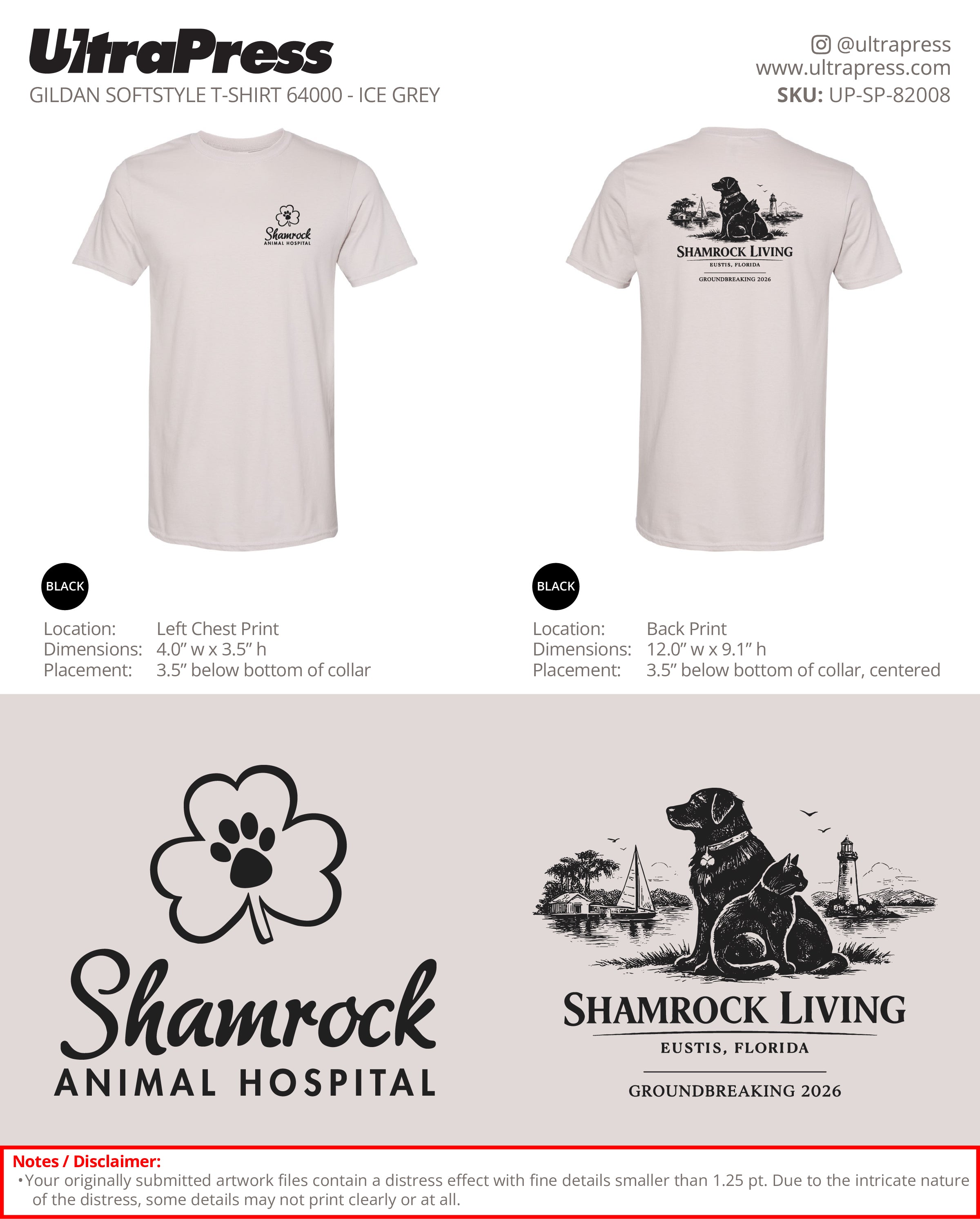 UP-SP-82008 Shamrock Animal Hospital - Jeffrey Fagan 100 Pieces Package Deal (Bulk)