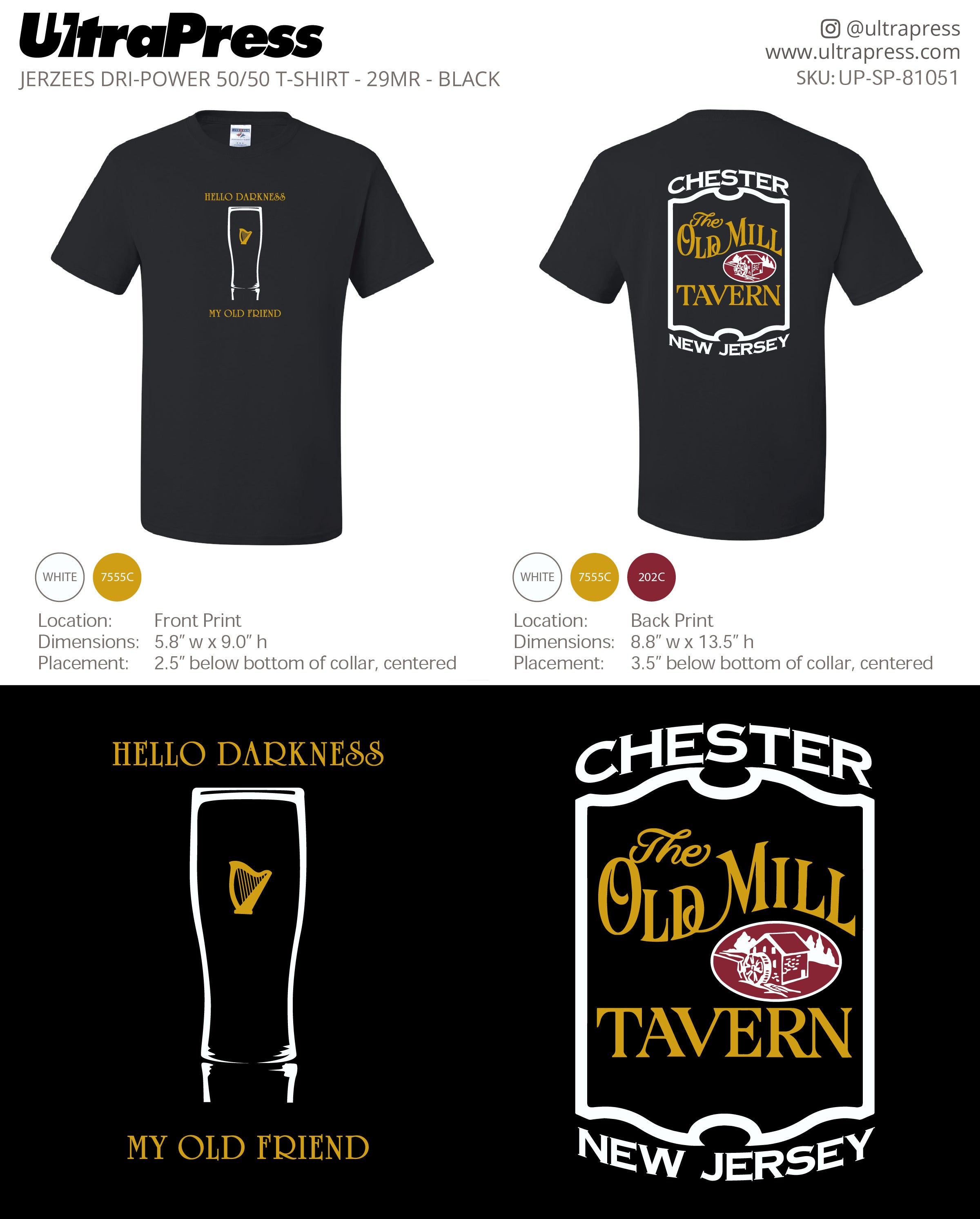 UP-SP-81051 Old Mill Tavern - John Butkus 50 Pieces Package (Bulk)