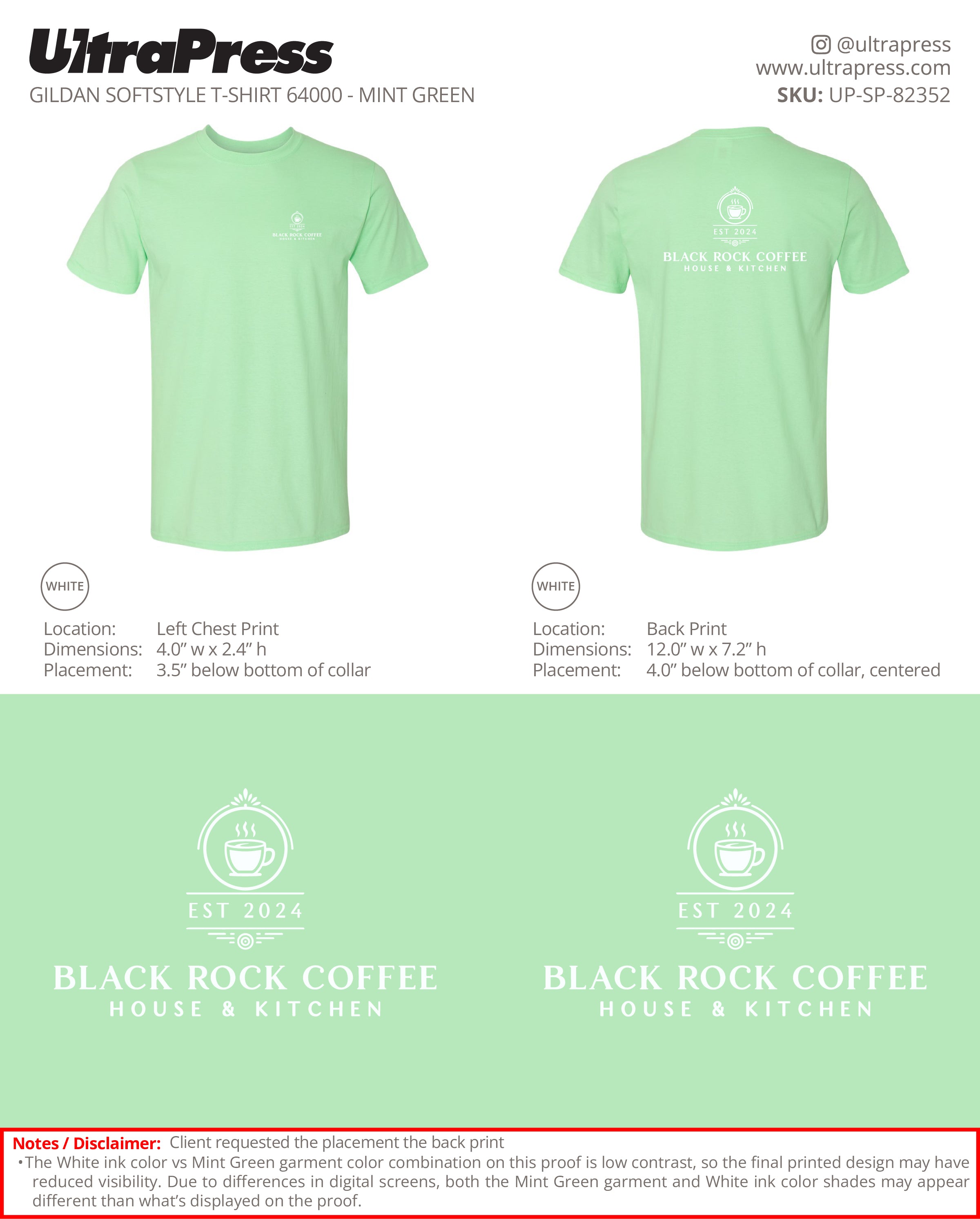 UP-SP-82352 Black Rock Coffee - Kemal Cecunjanin 100 Pieces Package Deal (Bulk)