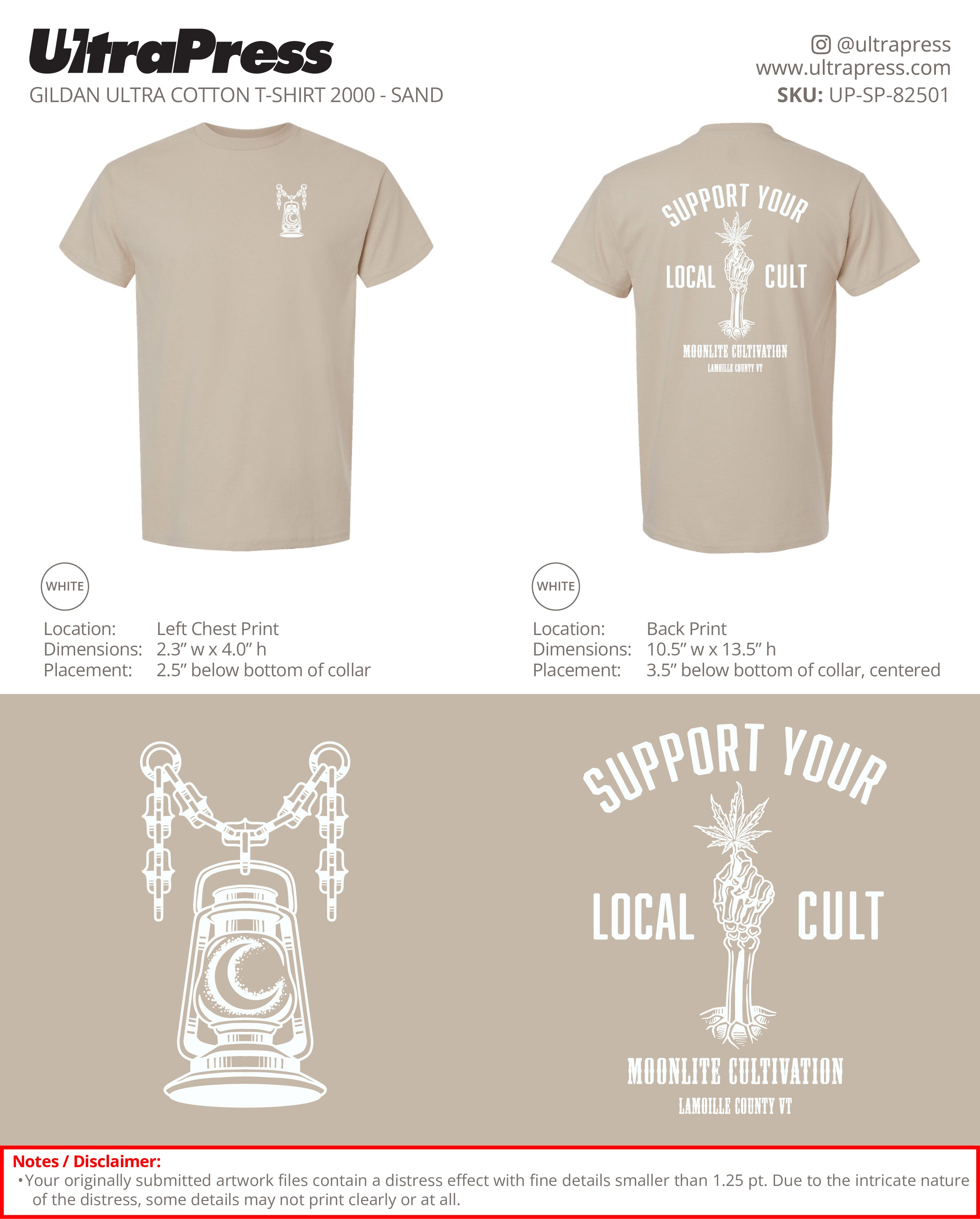 UP-SP-82501 Support Your Local Cult Moonlite Cultivation - Eric Gagnon 100 Min Qty (Bulk)