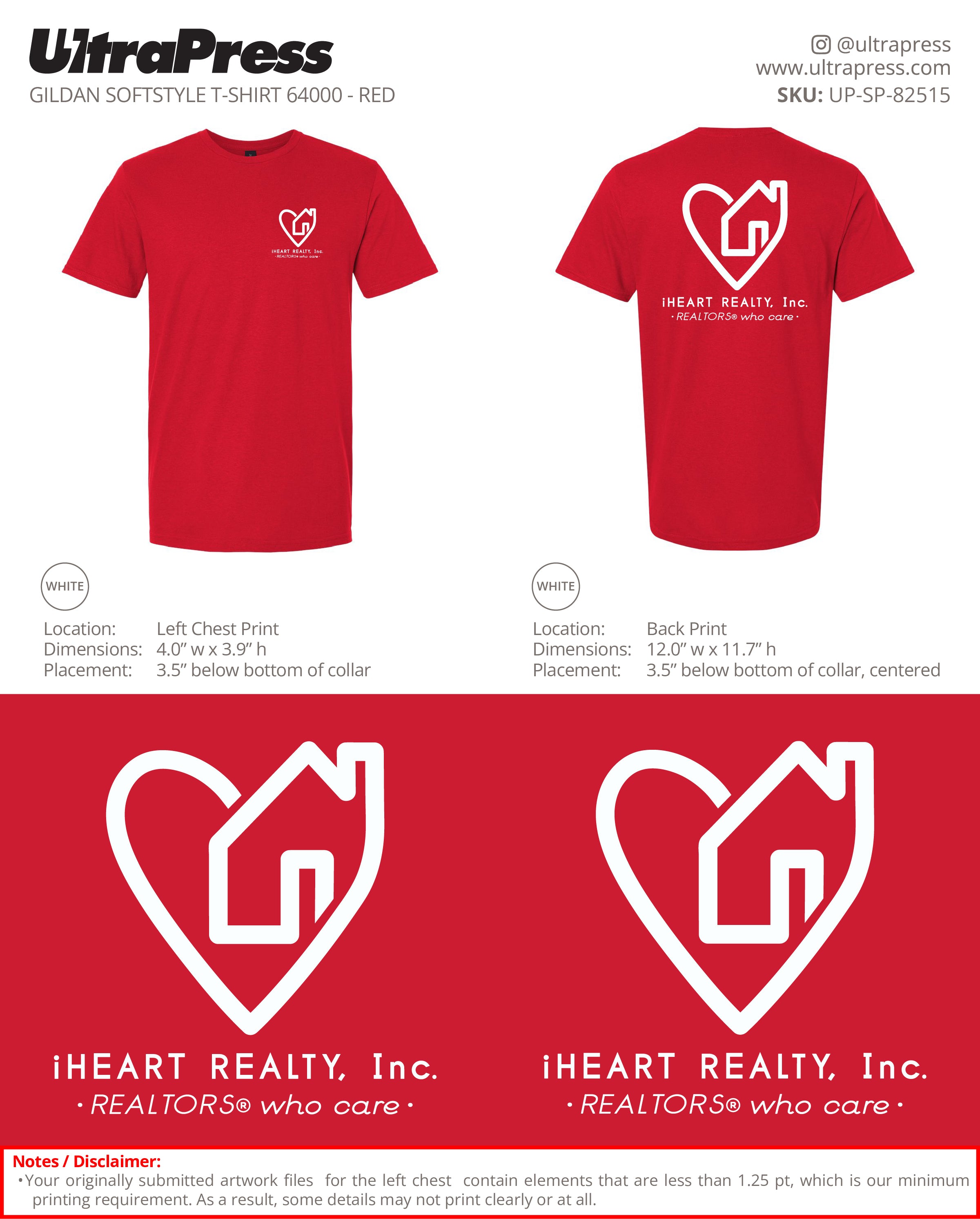 UP-SP-82515 iHeart Realty Inc - Courtney Mikell Adams 100 Min Qty (Bulk)