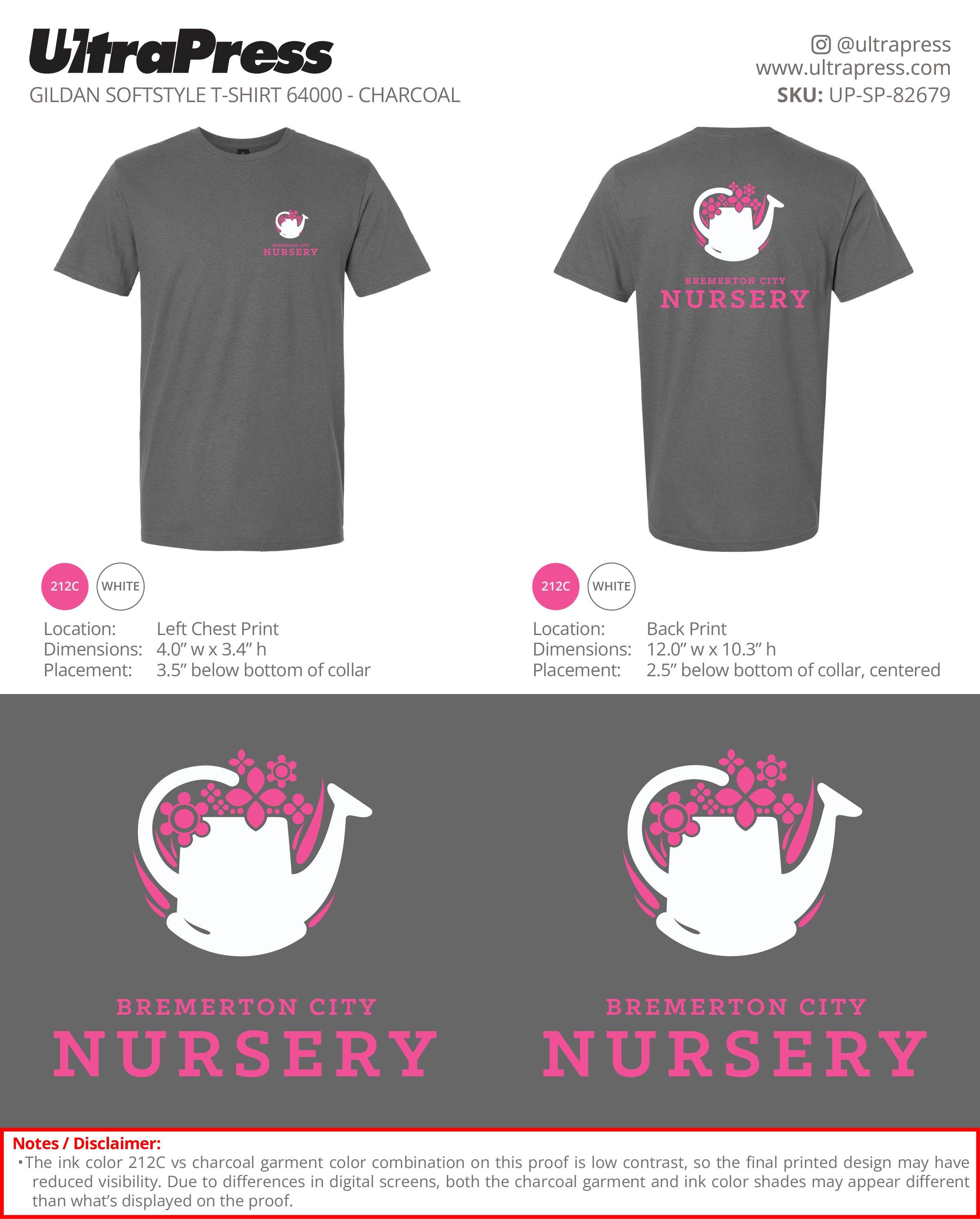 UP-SP-82679 Bremerton City Nursery - Theresa Dreaney 100 Min Qty (Bulk)