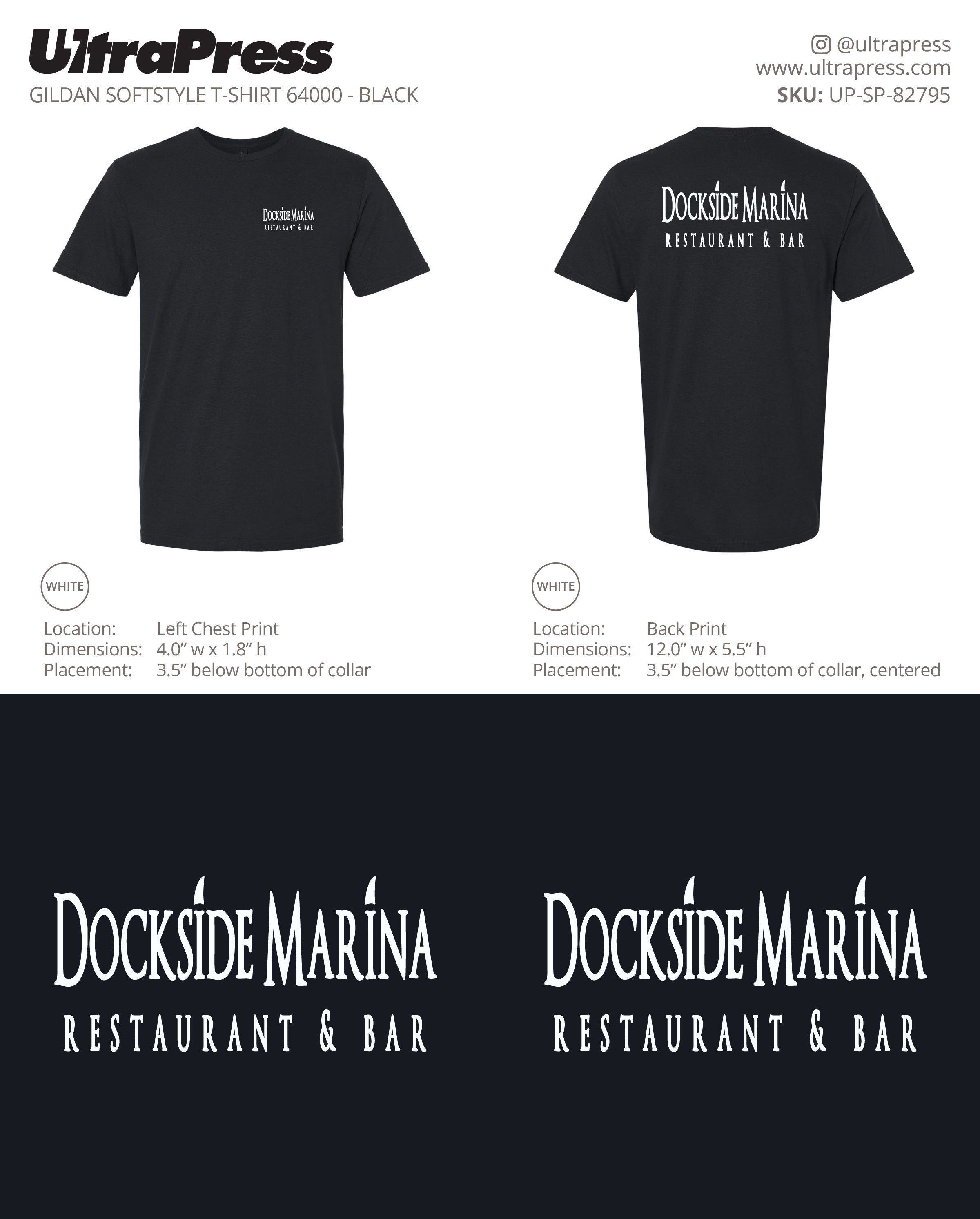 UP-SP-82795 Dockside Marina Restaurant & Bar - Federico Gimenez 100 Min Qty (Bulk)