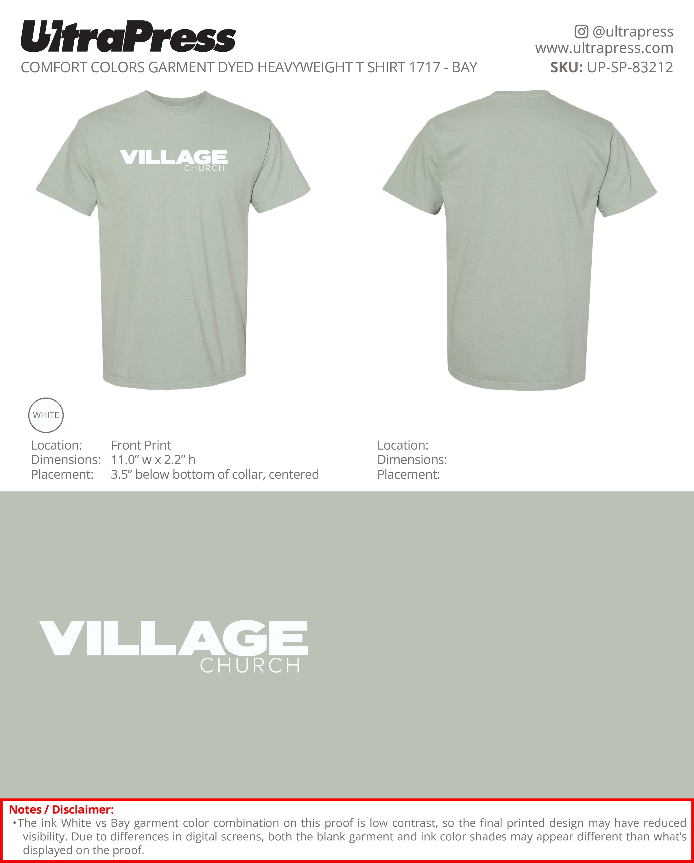 UP-SP-83212 Village Church - Stacey Tabor 24 Min Qty (Bulk)