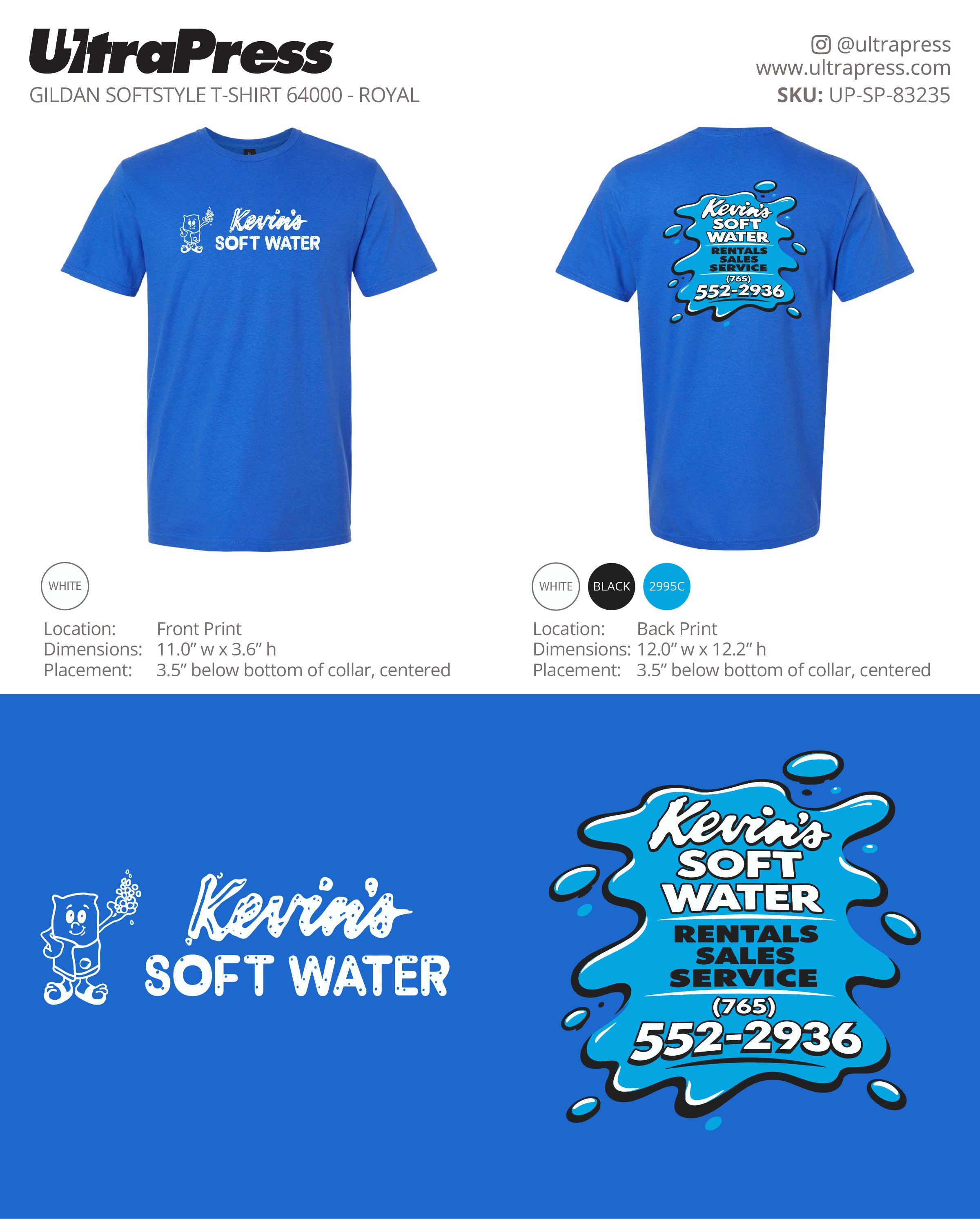 UP-SP-83235 Kevin's Soft Water - Andrew T Rosen 100 Min Qty (Bulk)