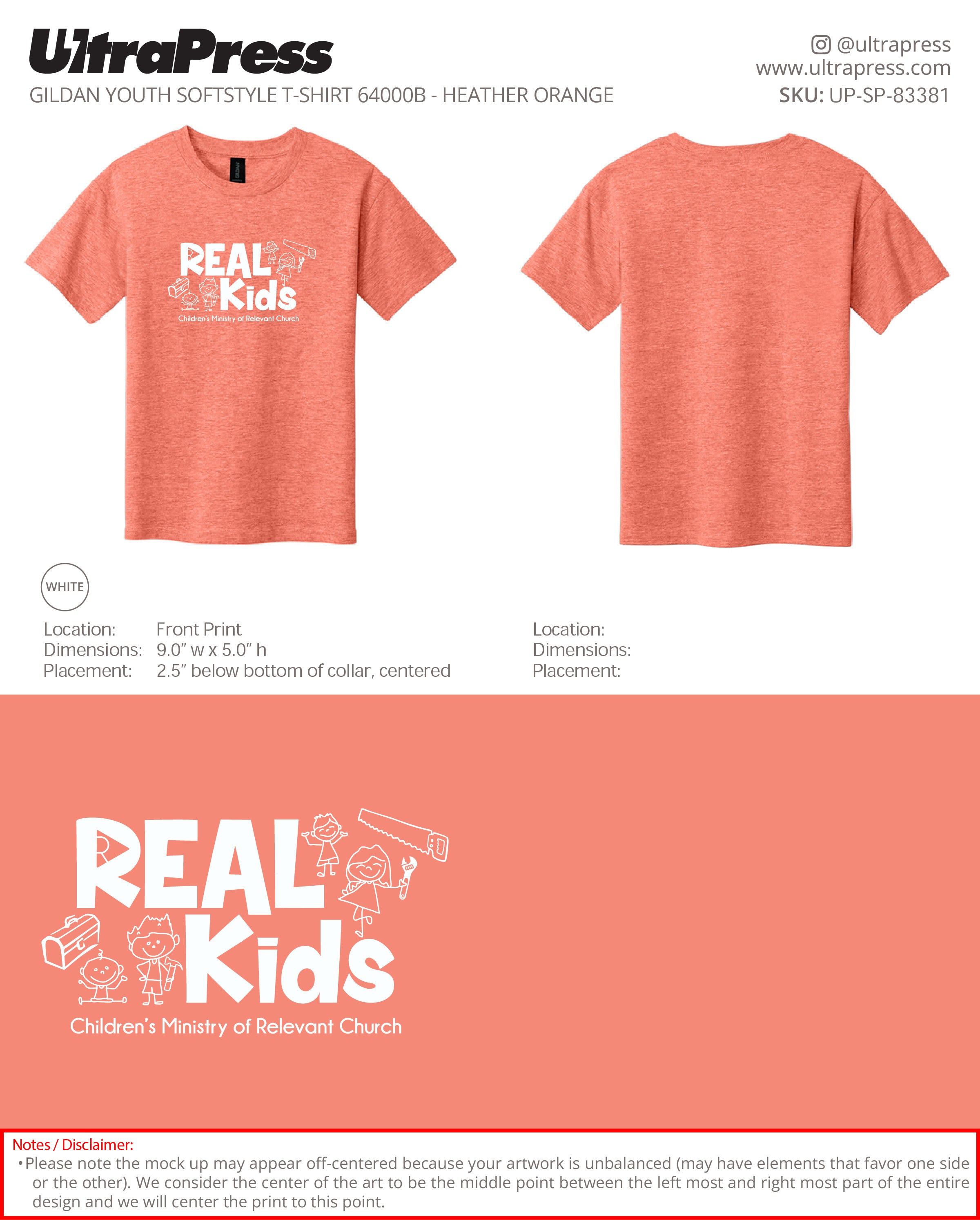UP-SP-83381 Real Kids - Aaron Goette 100 Min Qty (Bulk)