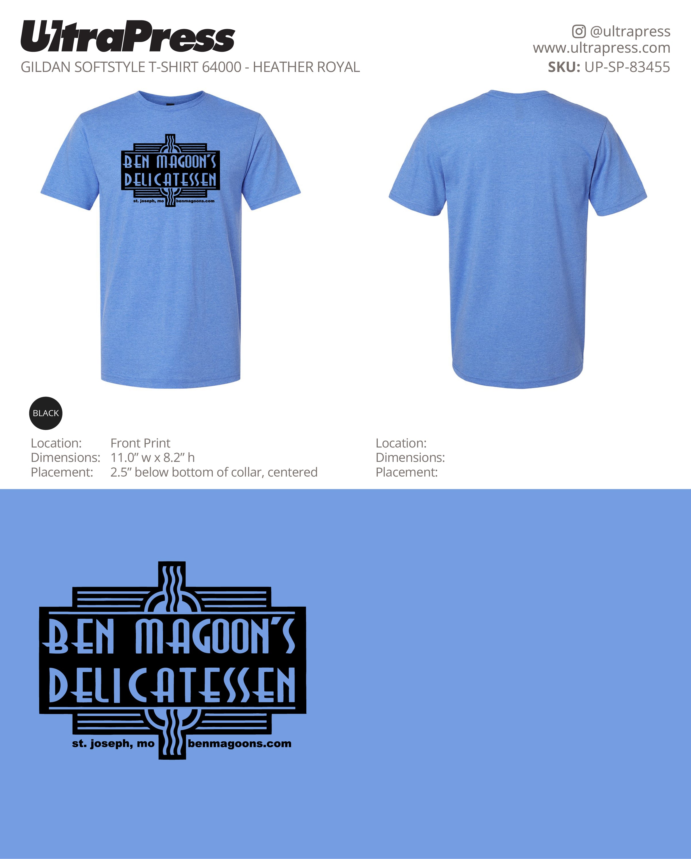 UP-SP-83455 Ben Maggon's Delicatessen - Barry Woodhull 100 Min Qty (Bulk)