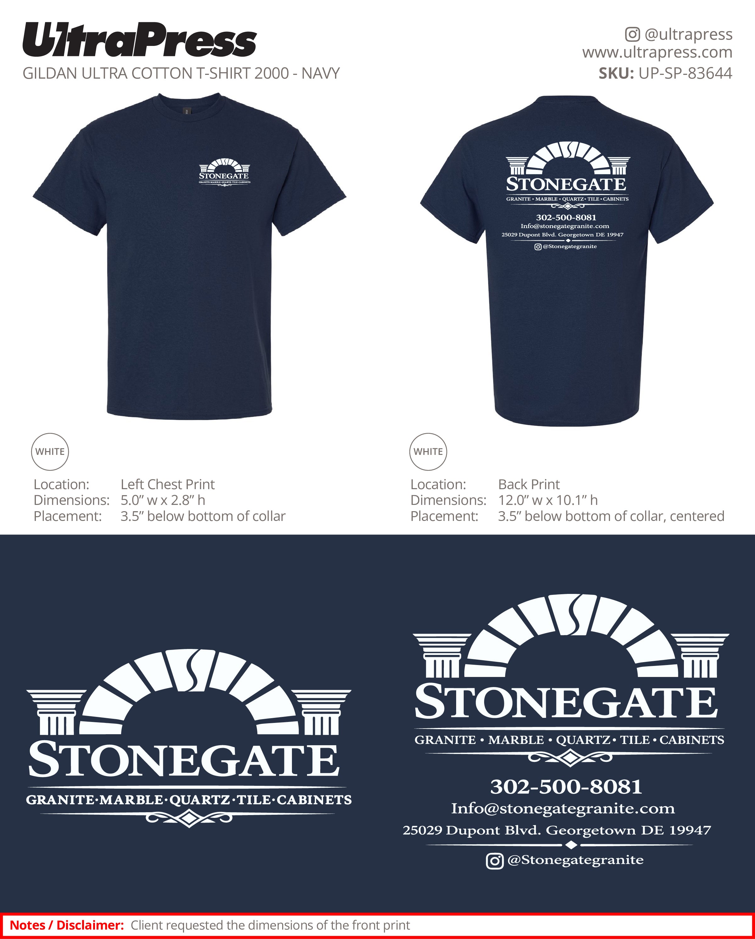UP-SP-83644 STONEGATE Enes Celik 100 Min Qty (Bulk)