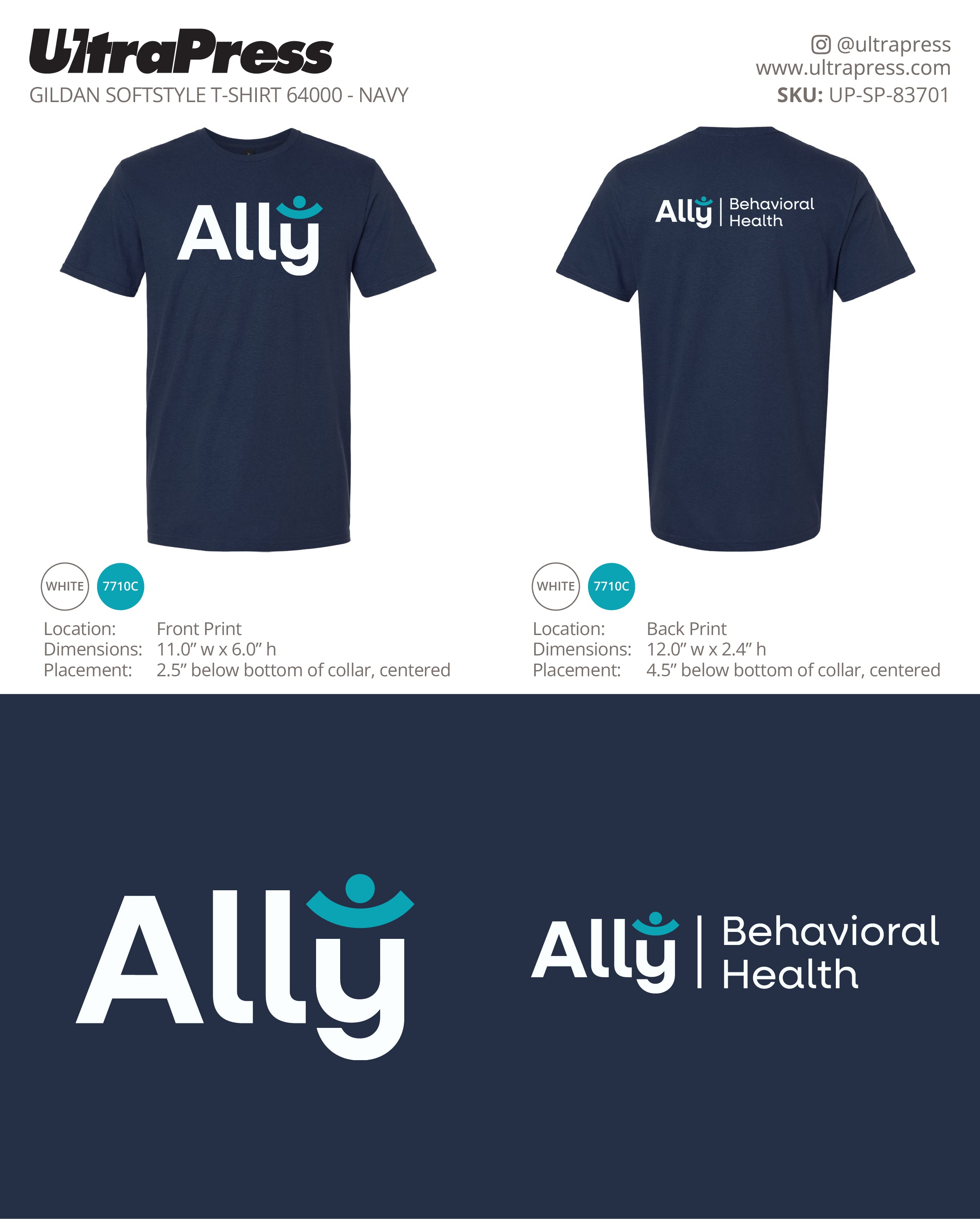 UP-SP-83701 Ally Behavioral Health - Patricia Smith 100 Min Qty (Bulk)