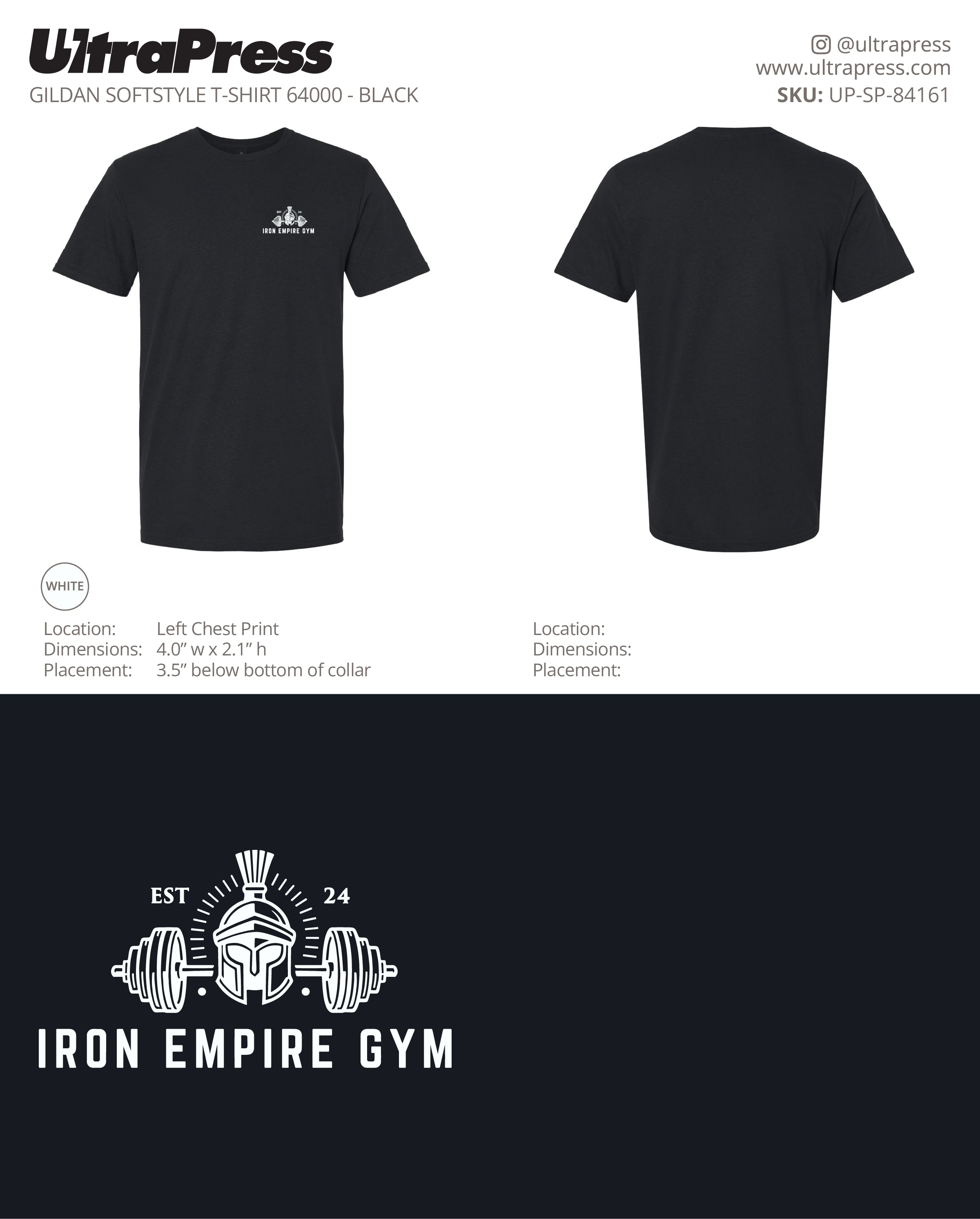 UP-SP-84161 Iron Empire Gym - Matthew Crouse 100 Min Qty (Bulk)