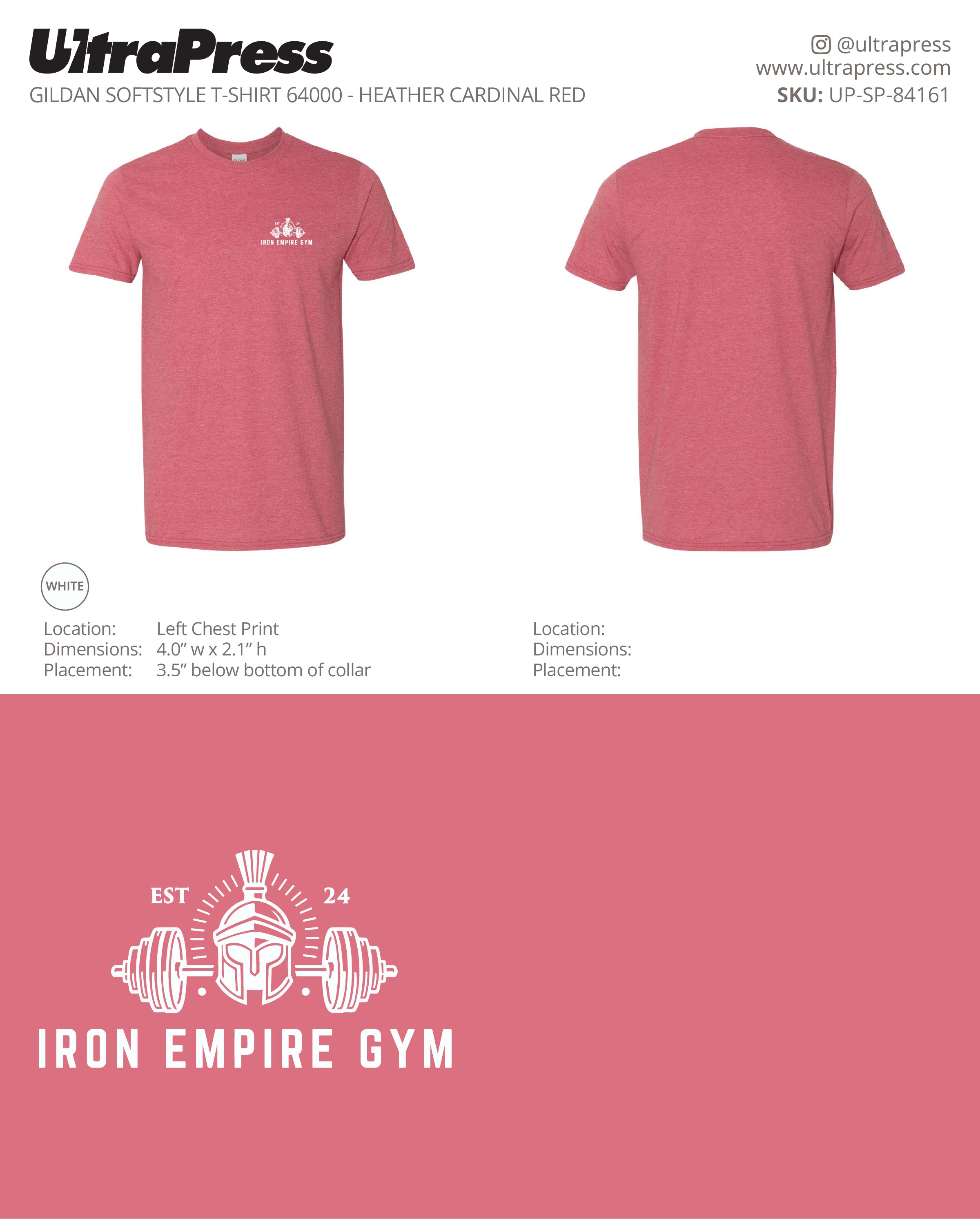 UP-SP-84161 Iron Empire Gym - Matthew Crouse 100 Min Qty (Bulk)