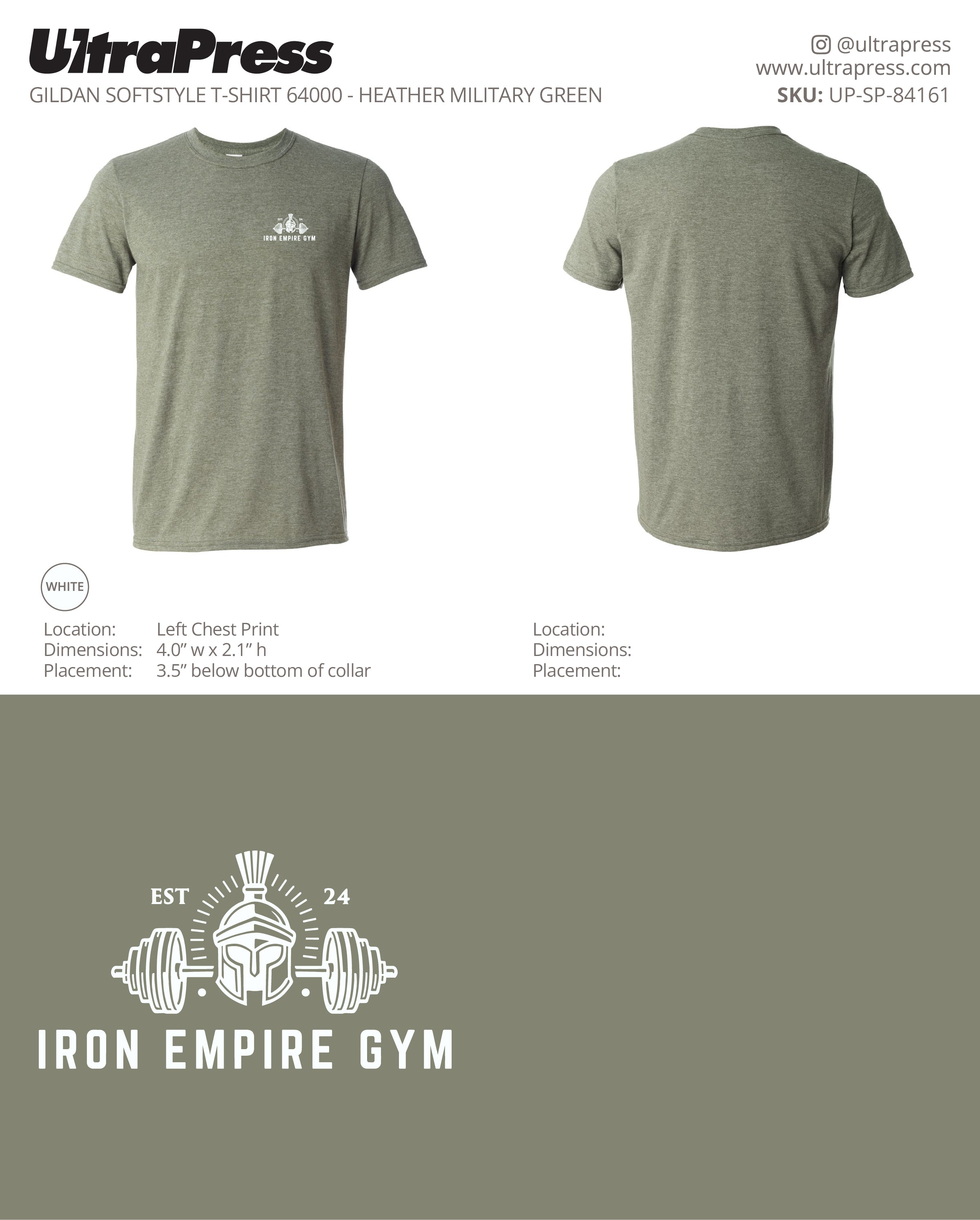 UP-SP-84161 Iron Empire Gym - Matthew Crouse 100 Min Qty (Bulk)