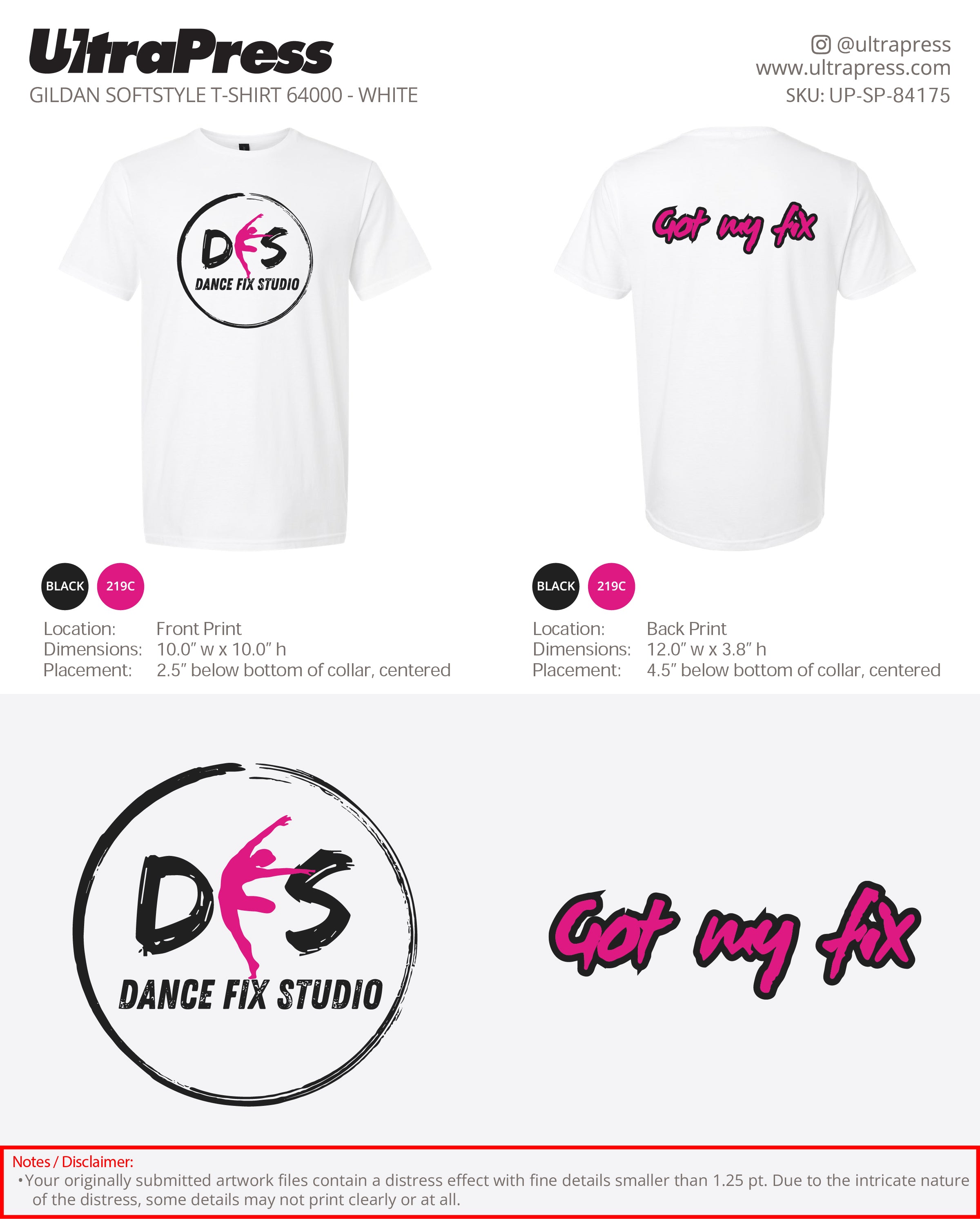 UP-SP-84175 Dance Fix Studio (White Tees) - Alice Ip Rodriguez - 24 Min Qty (Bulk)