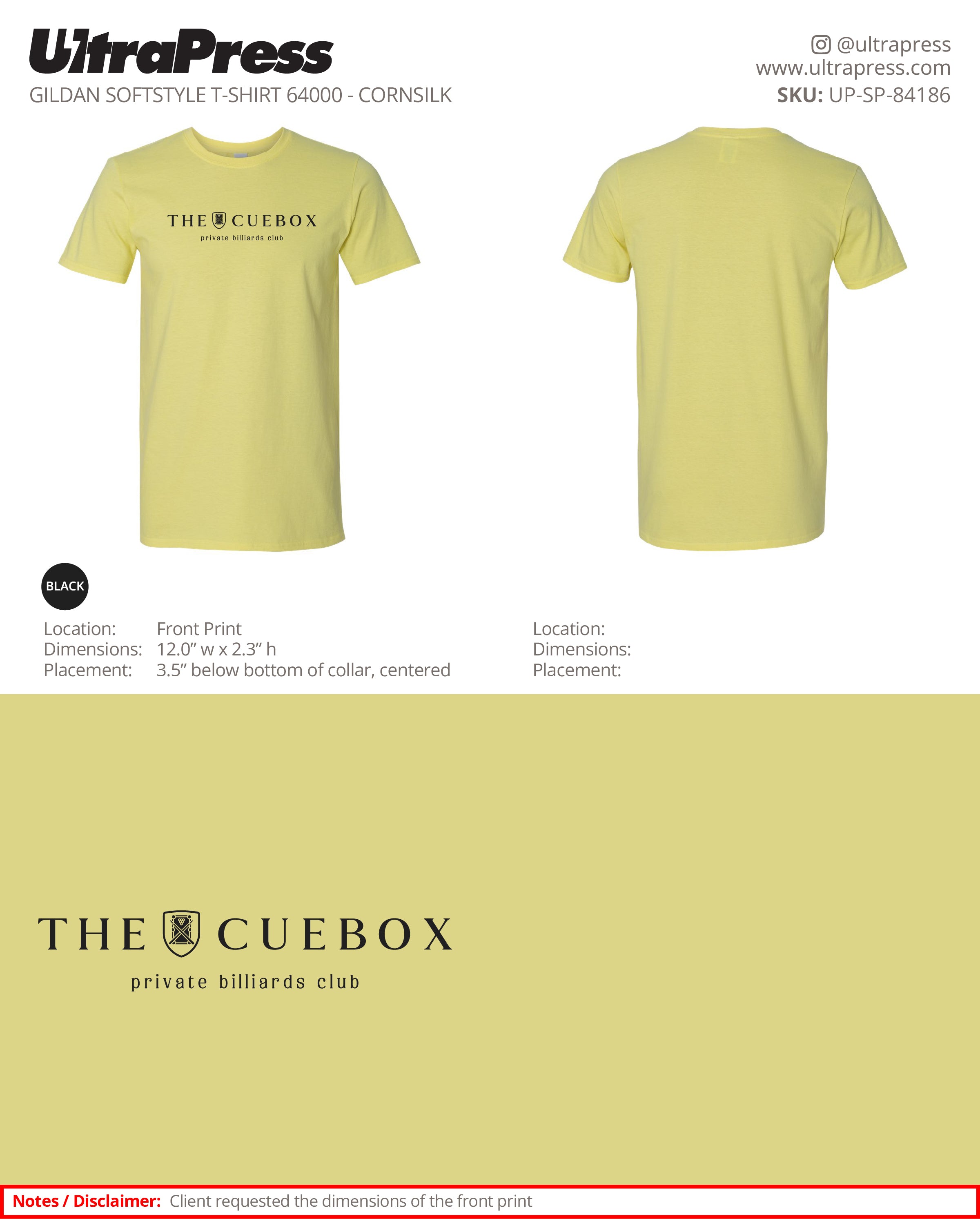 UP-SP-84186 The Cuebox - Member Services 100 Min Qty (Bulk)