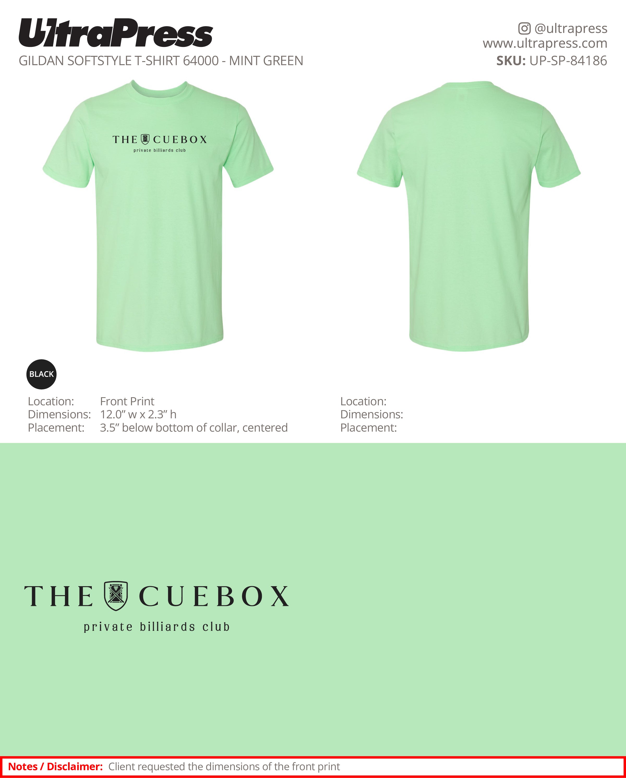 UP-SP-84186 The Cuebox - Member Services 100 Min Qty (Bulk)