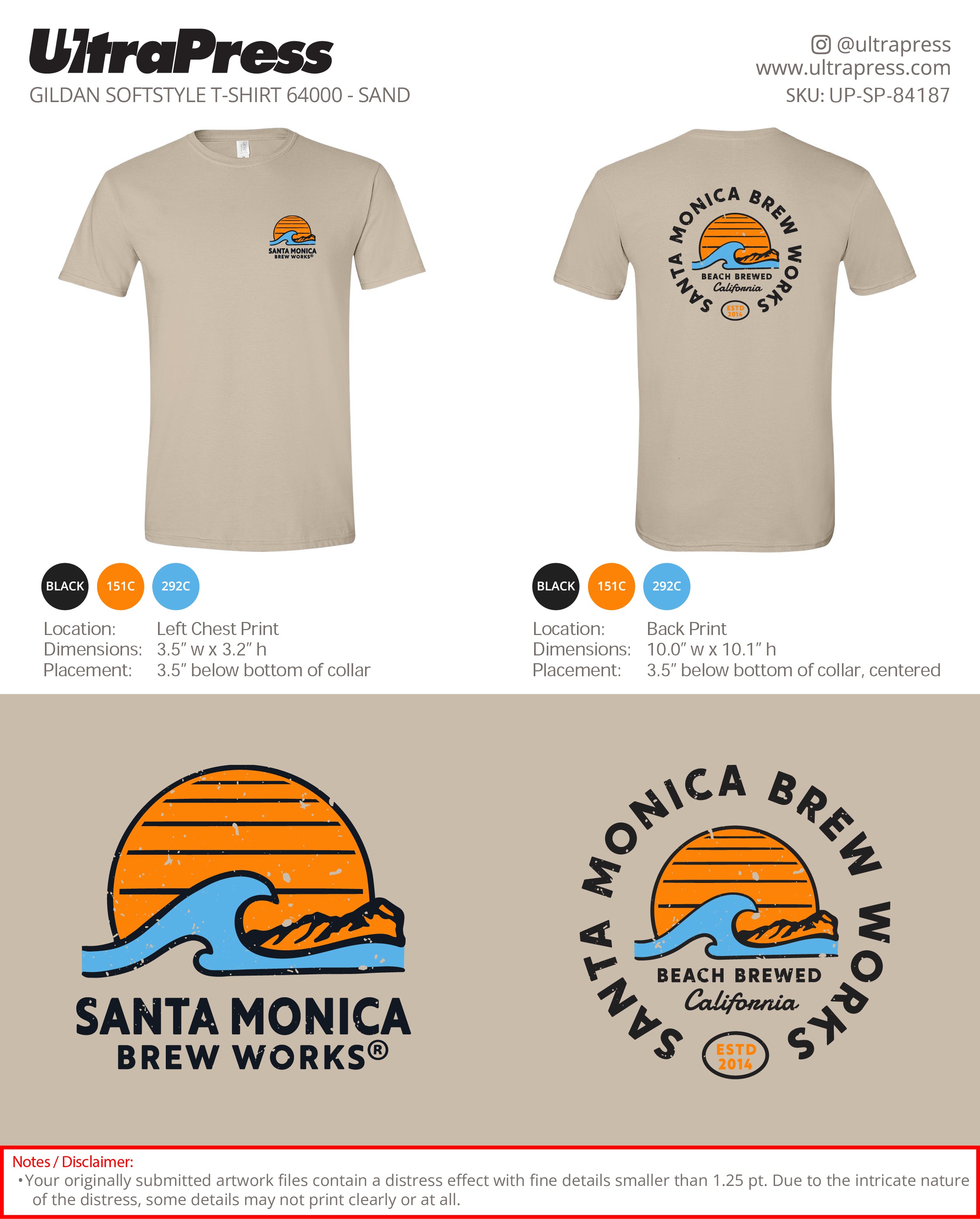 UP-SP-84187 Santa Monica Brew Works 2026 - Johnny Wardell 100 Pieces Package Deal (Bulk)
