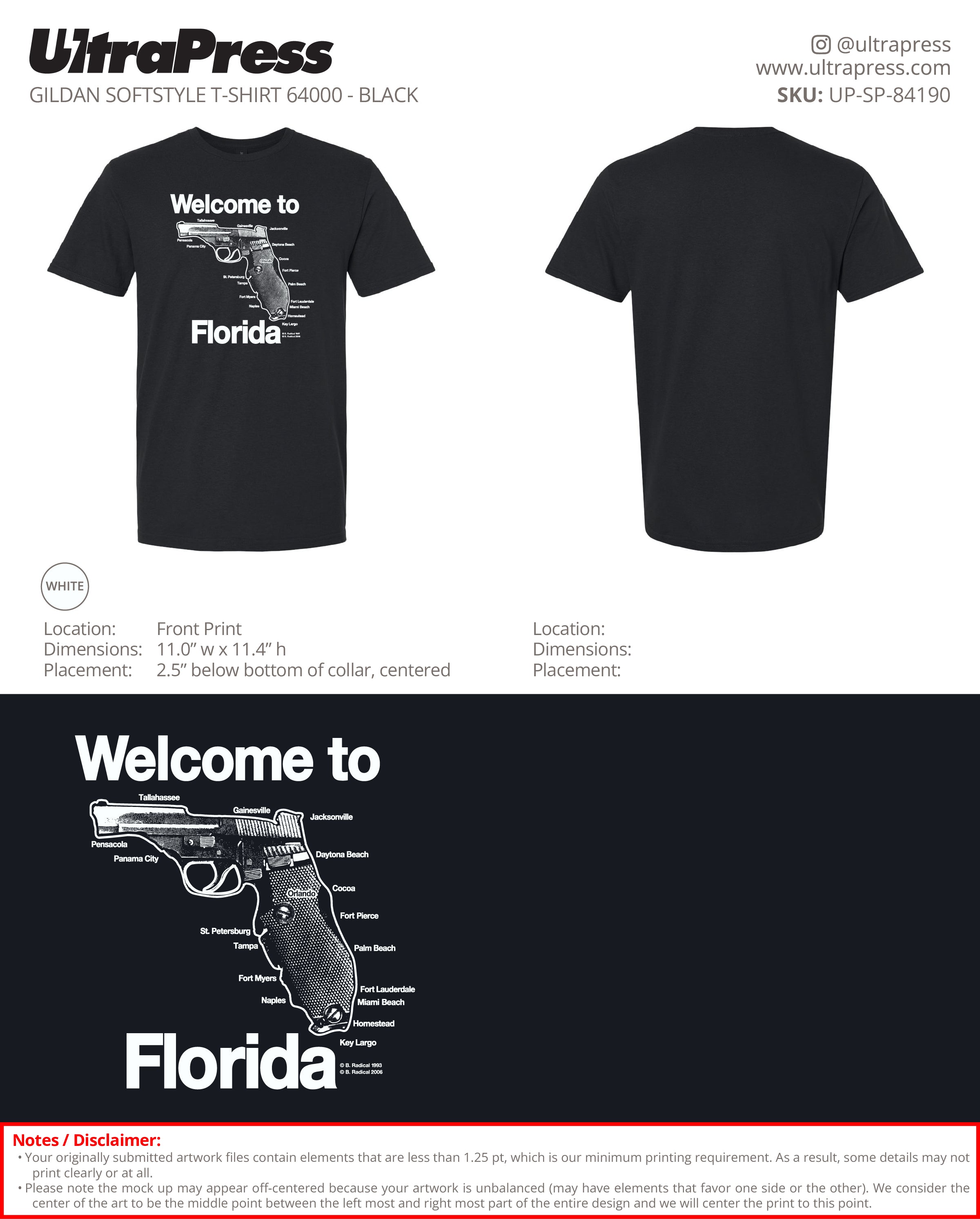 UP-SP-84190 Welcome To Florida - Bobby Monroe 100 Pieces Package Deal (Bulk)