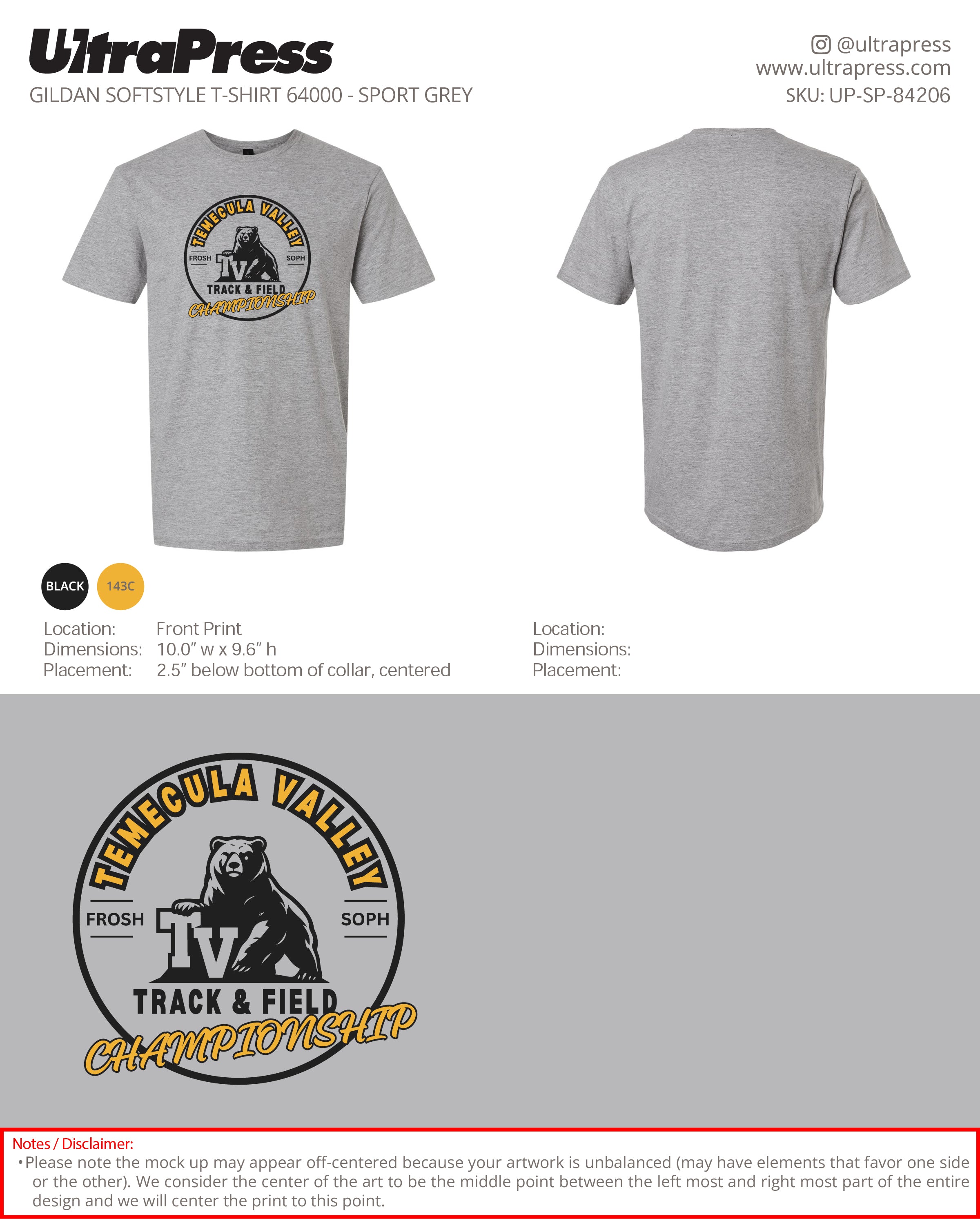 UP-SP-84206 Temecula Valley Championship - Scott Jacobsen 100 Min Qty (Bulk)