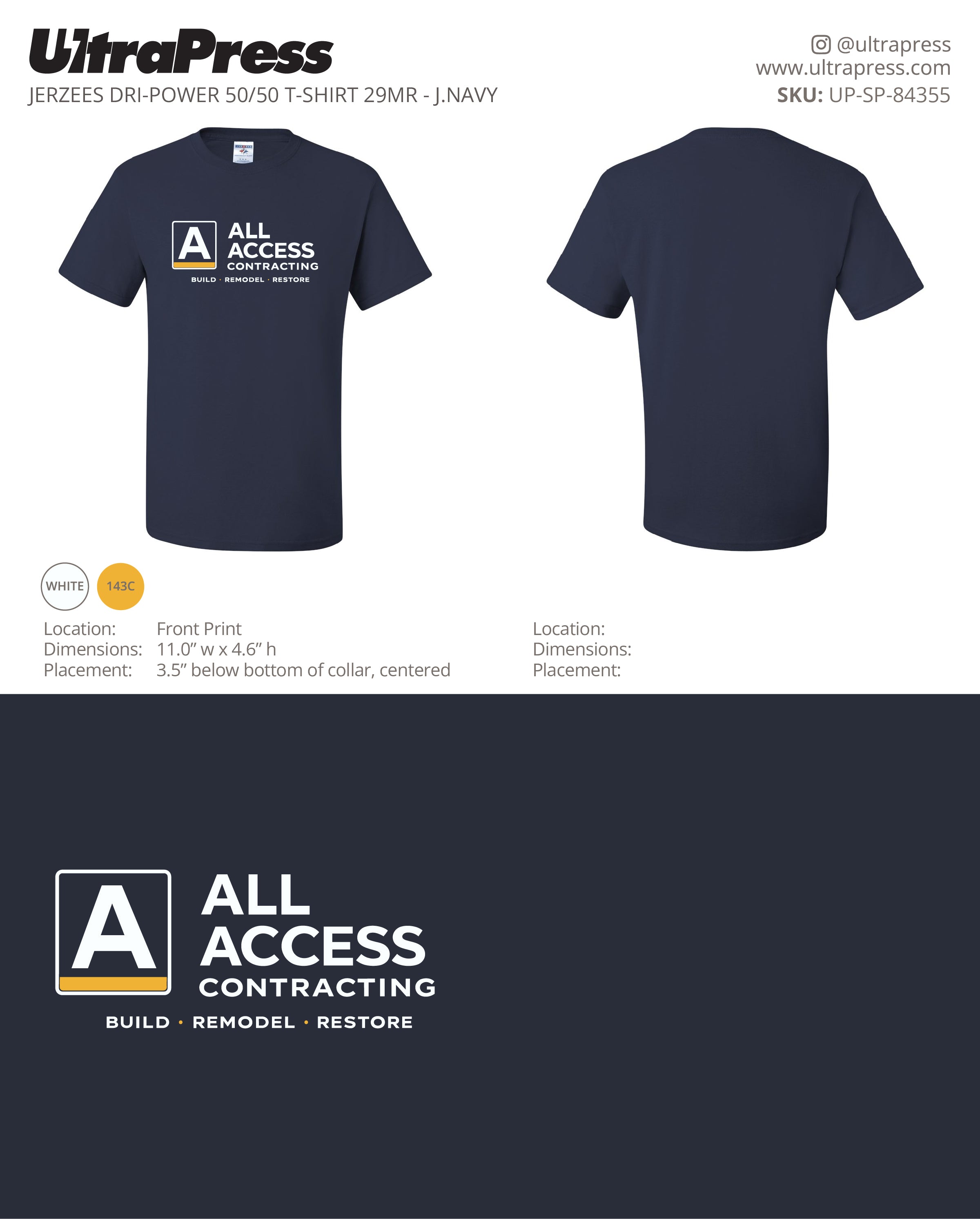 UP-SP-84355 All Access Contracting - Ben Hall-Volpenhein 24 Min Qty (Bulk)
