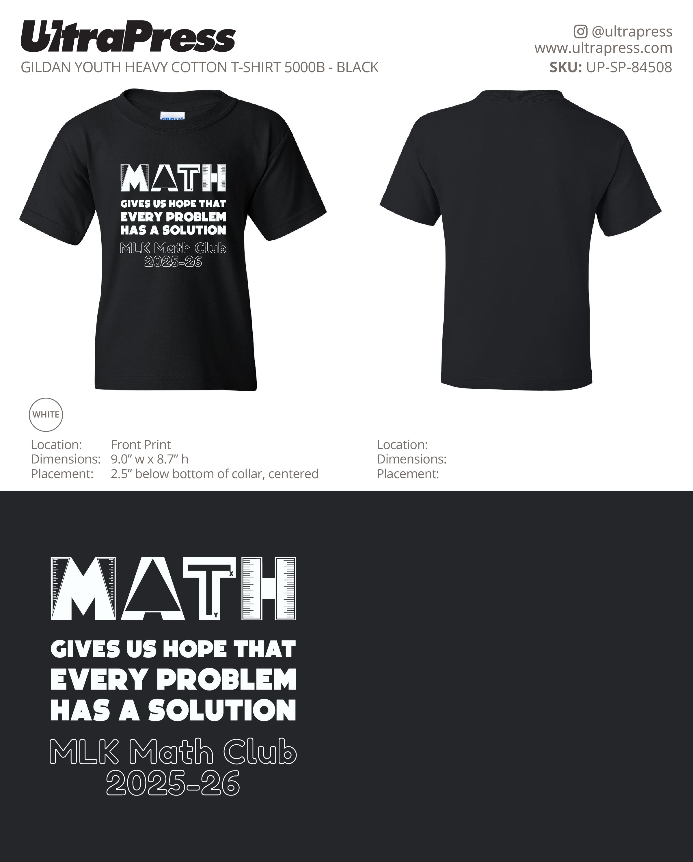 UP-SP-84508 MLK Math Club - Rene Murphy 24 Min Qty (Bulk)