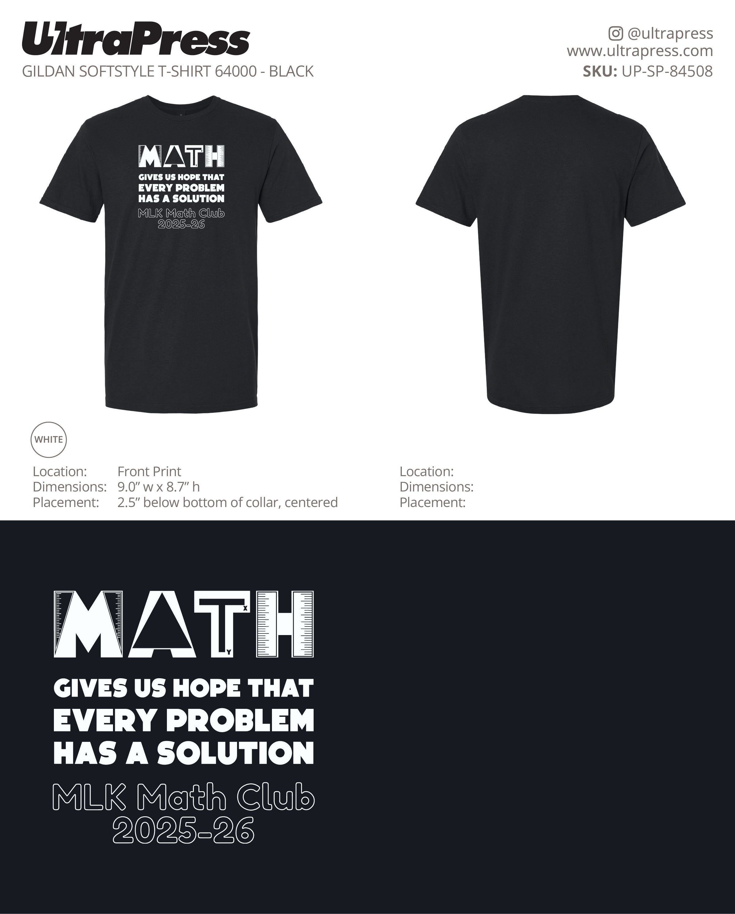 UP-SP-84508 MLK Math Club - Rene Murphy 24 Min Qty (Bulk)