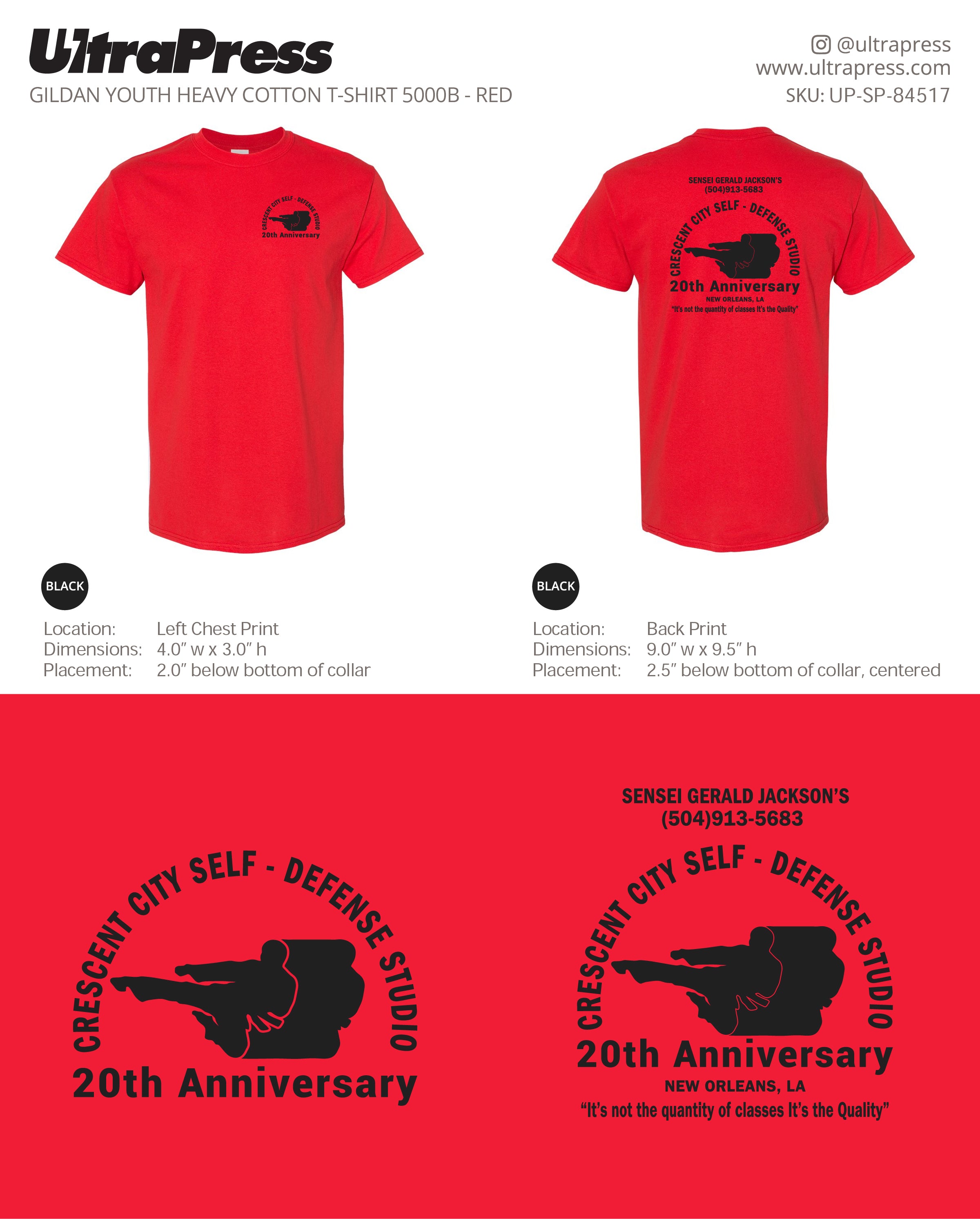 UP-SP-84517 Crescent City Self Defence - Sensei Gerald Jackson 100 Pieces Package Deal (Bulk)