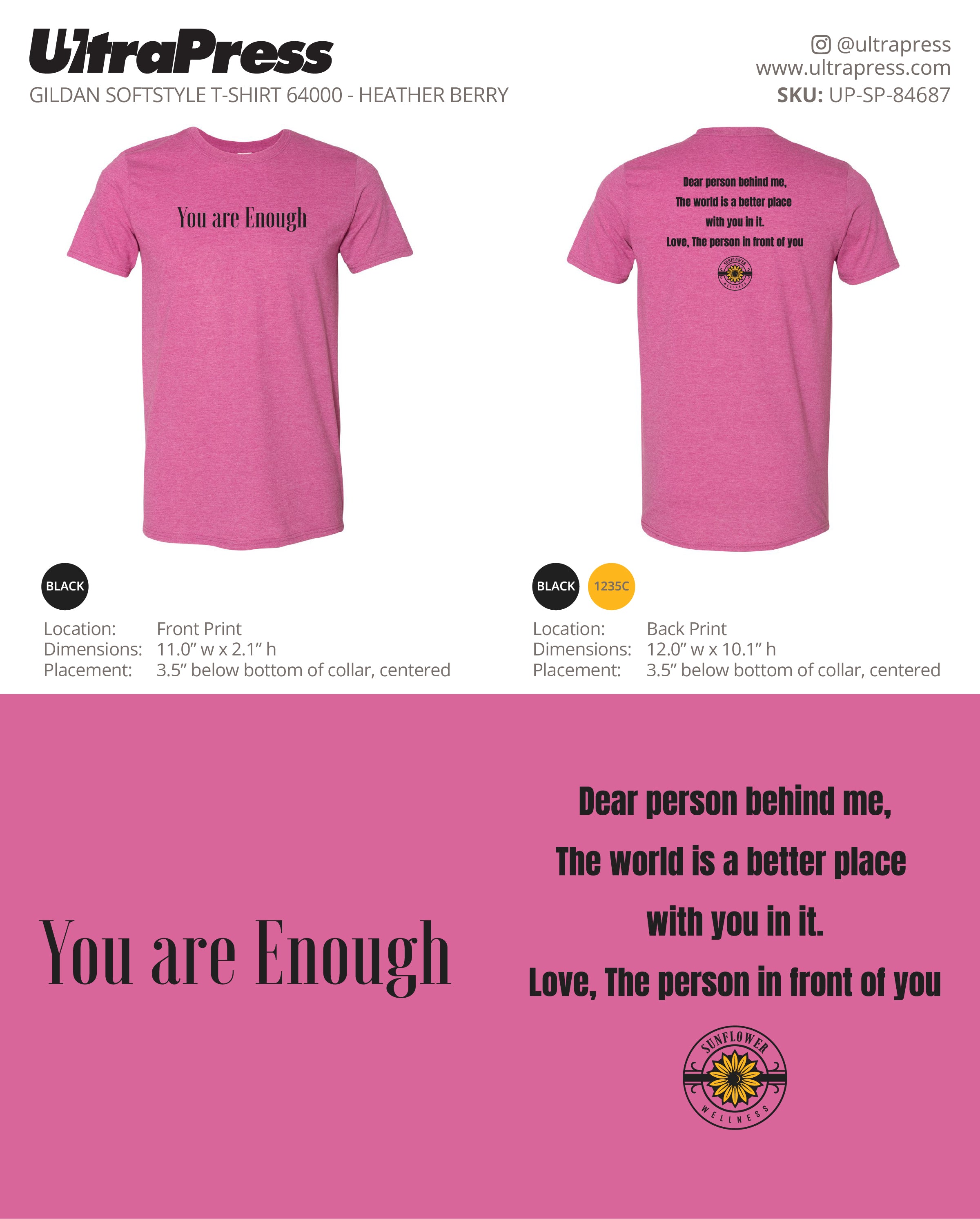 UP-SP-84687 You Are Enough - Crystal Leis - 100 Min Qty - Package Deal (Bulk)