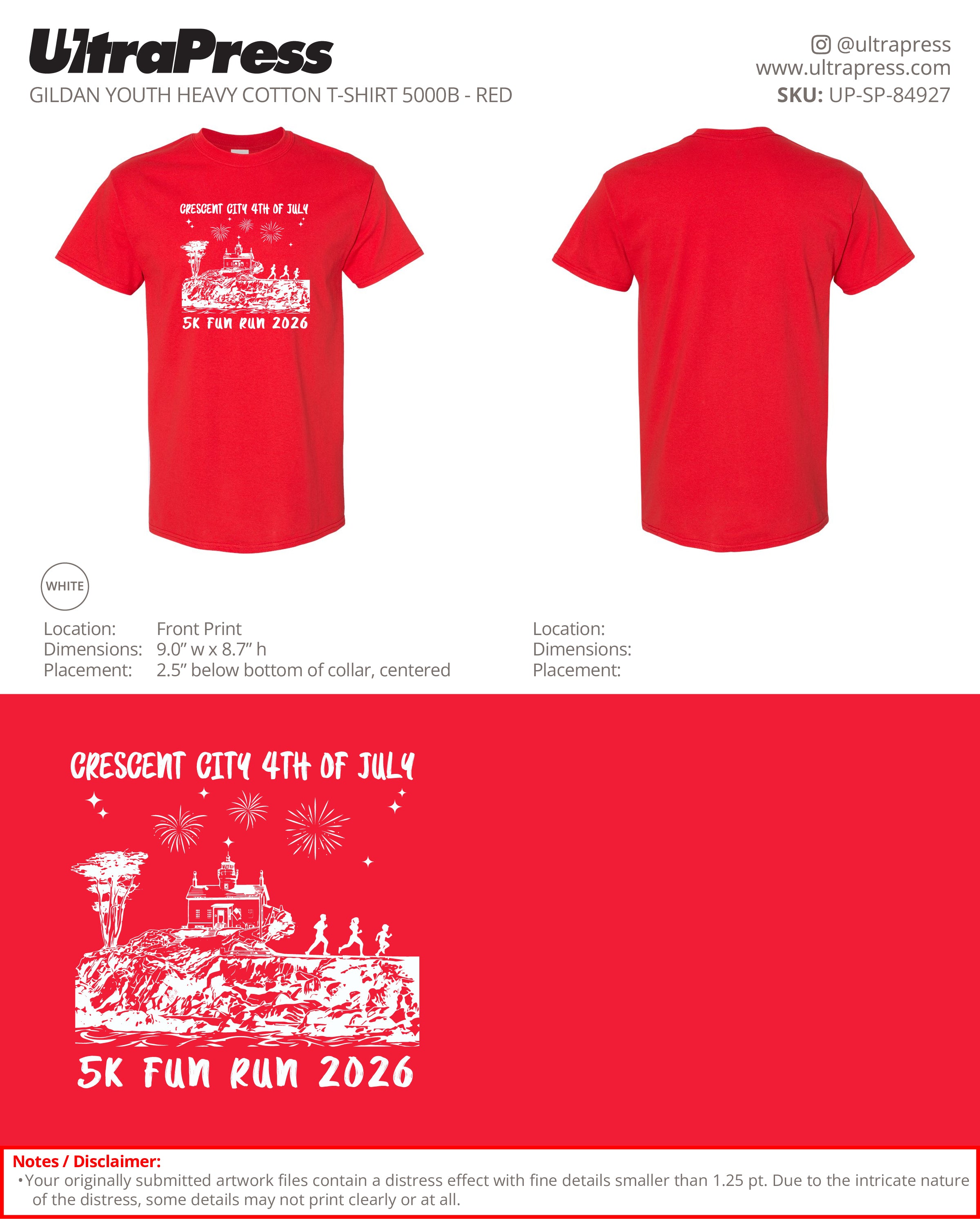 UP-SP-84927 Crescent City 4th of July (Youth) - Michelle Martinich 50 Min Qty (Bulk)