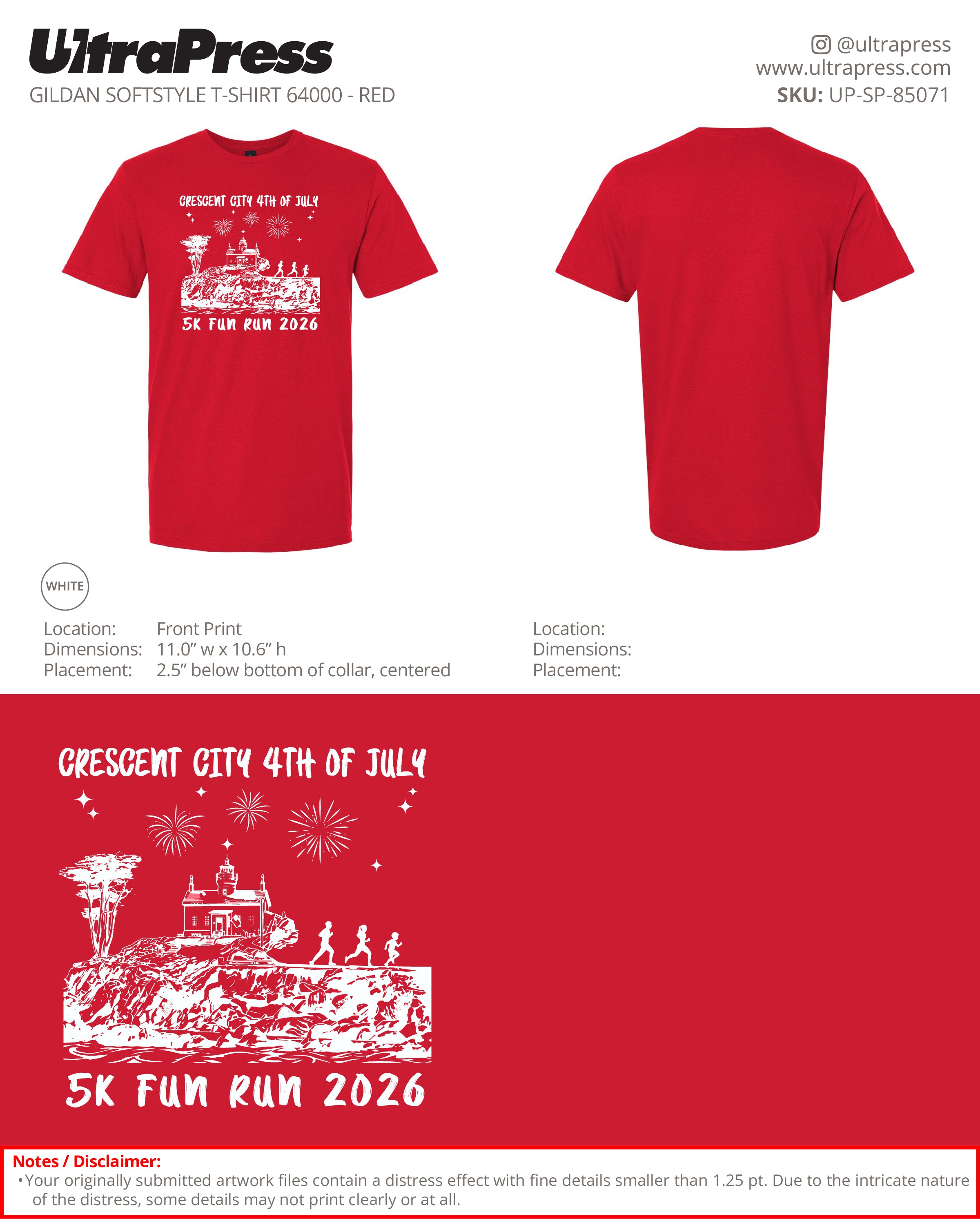 UP-SP-85071 Crescent City 4th of July (Adult) - Michelle Martinich 100 Min Qty (Bulk)