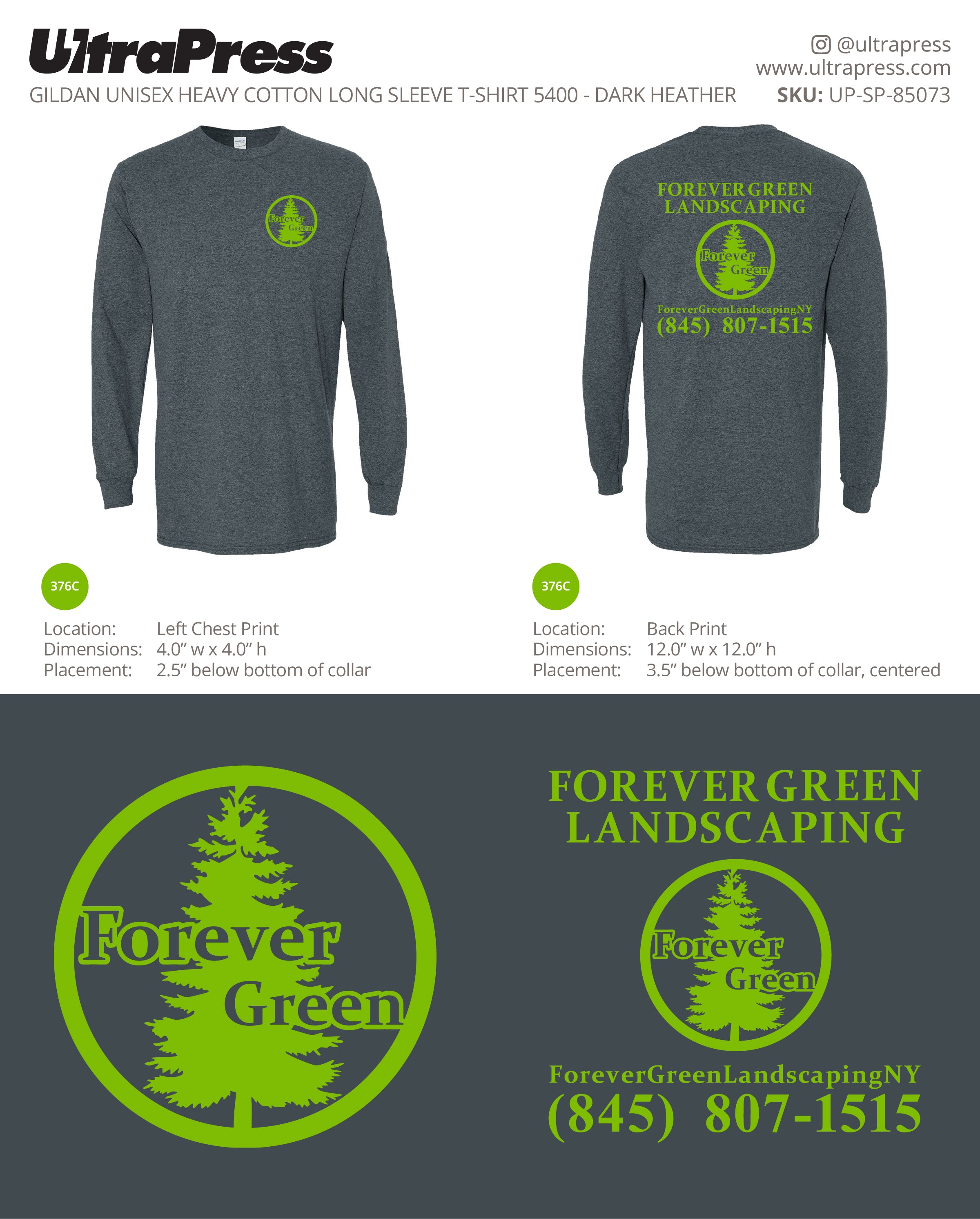 UP-SP-85073 Forever Green Landscaping - Jairo Guerrero 24 Min Qty (Bulk)