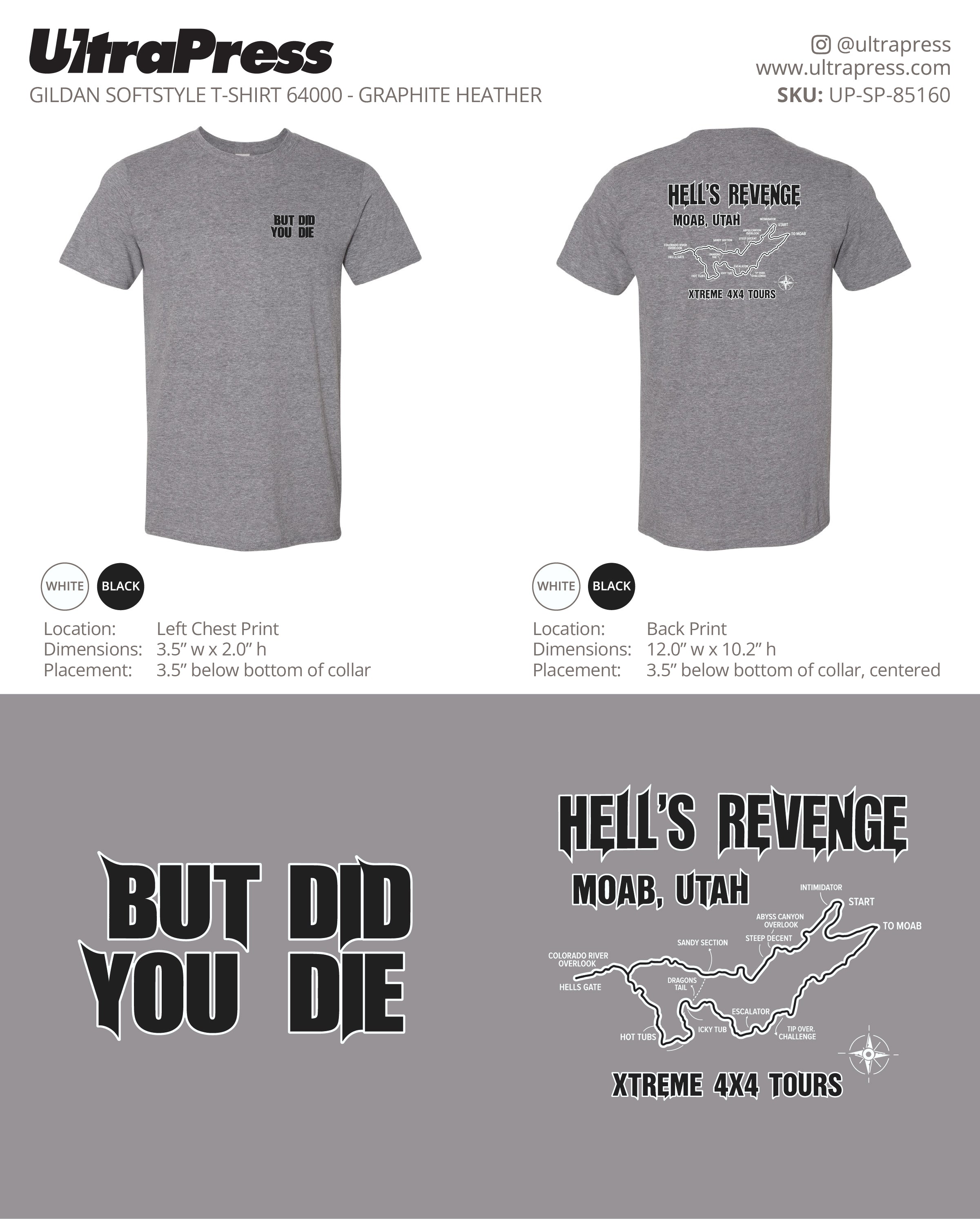 UP-SP-85160 Hell's Revenge - Xtreme 4x4 Tours - 100 Min Qty - Package Deal (Bulk)
