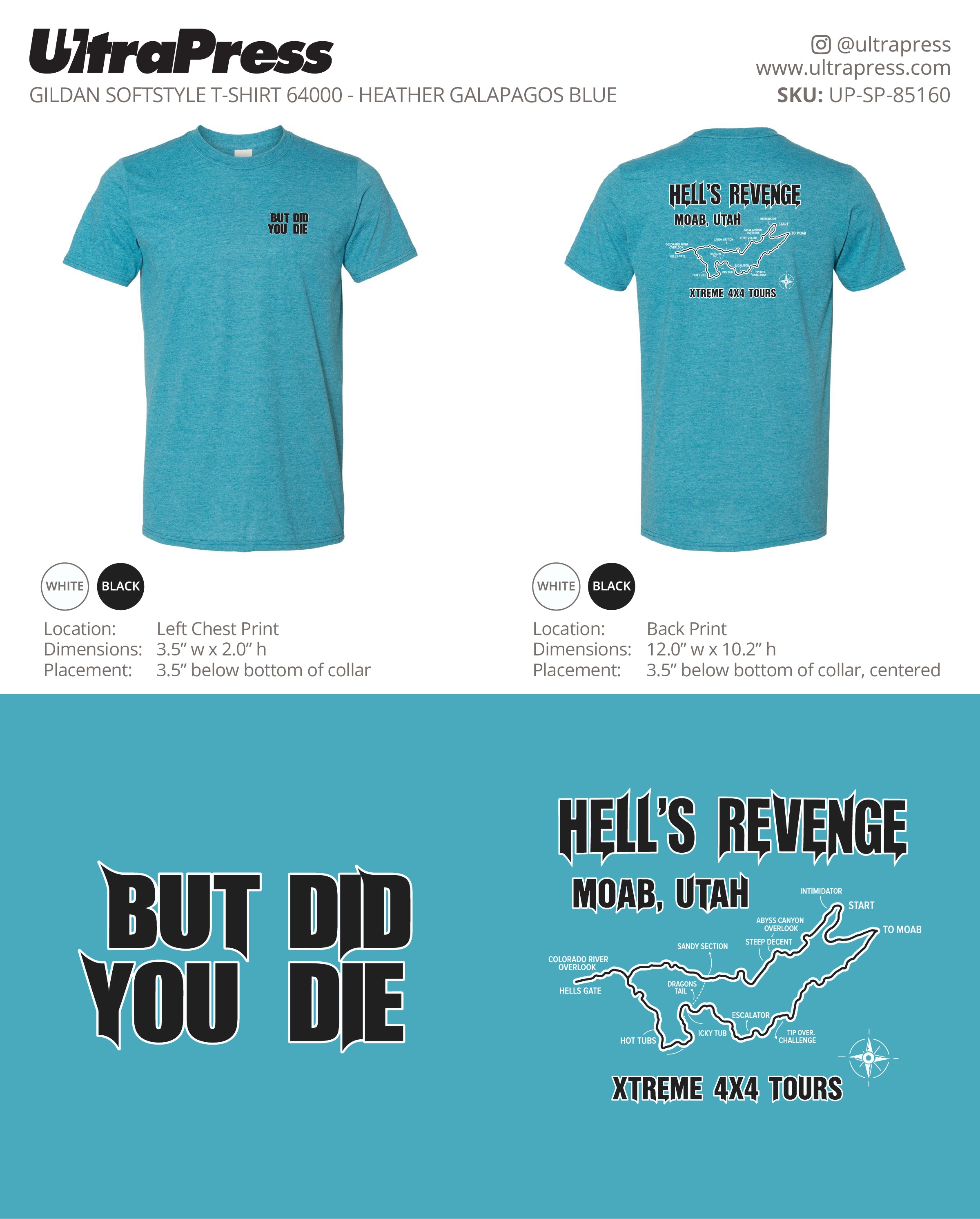 UP-SP-85160 Hell's Revenge - Xtreme 4x4 Tours - 100 Min Qty - Package Deal (Bulk)
