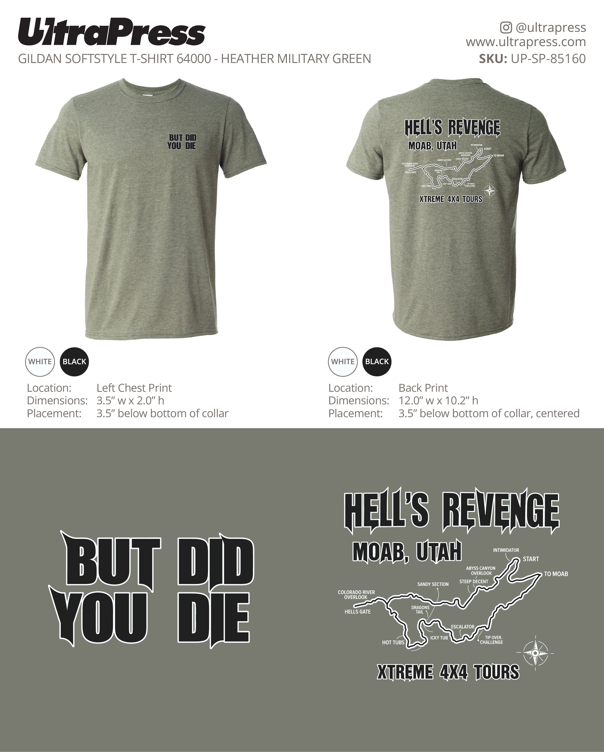 UP-SP-85160 Hell's Revenge - Xtreme 4x4 Tours - 100 Min Qty - Package Deal (Bulk)